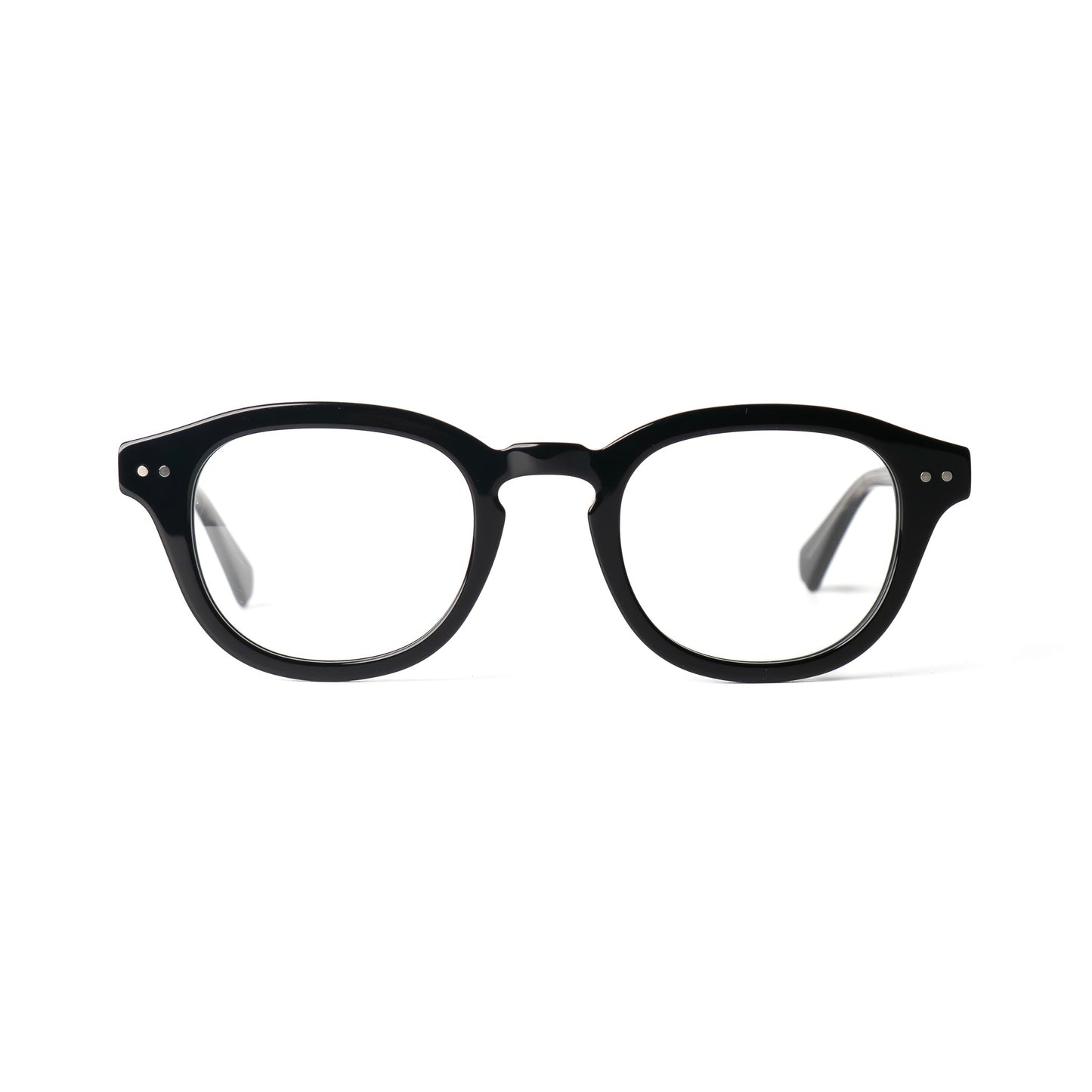 Loop Noir Lunettes de Vue pour Hommes et Femmes Photo de Face - RAYZ Eyewear Marque de Lunettes Marocaine