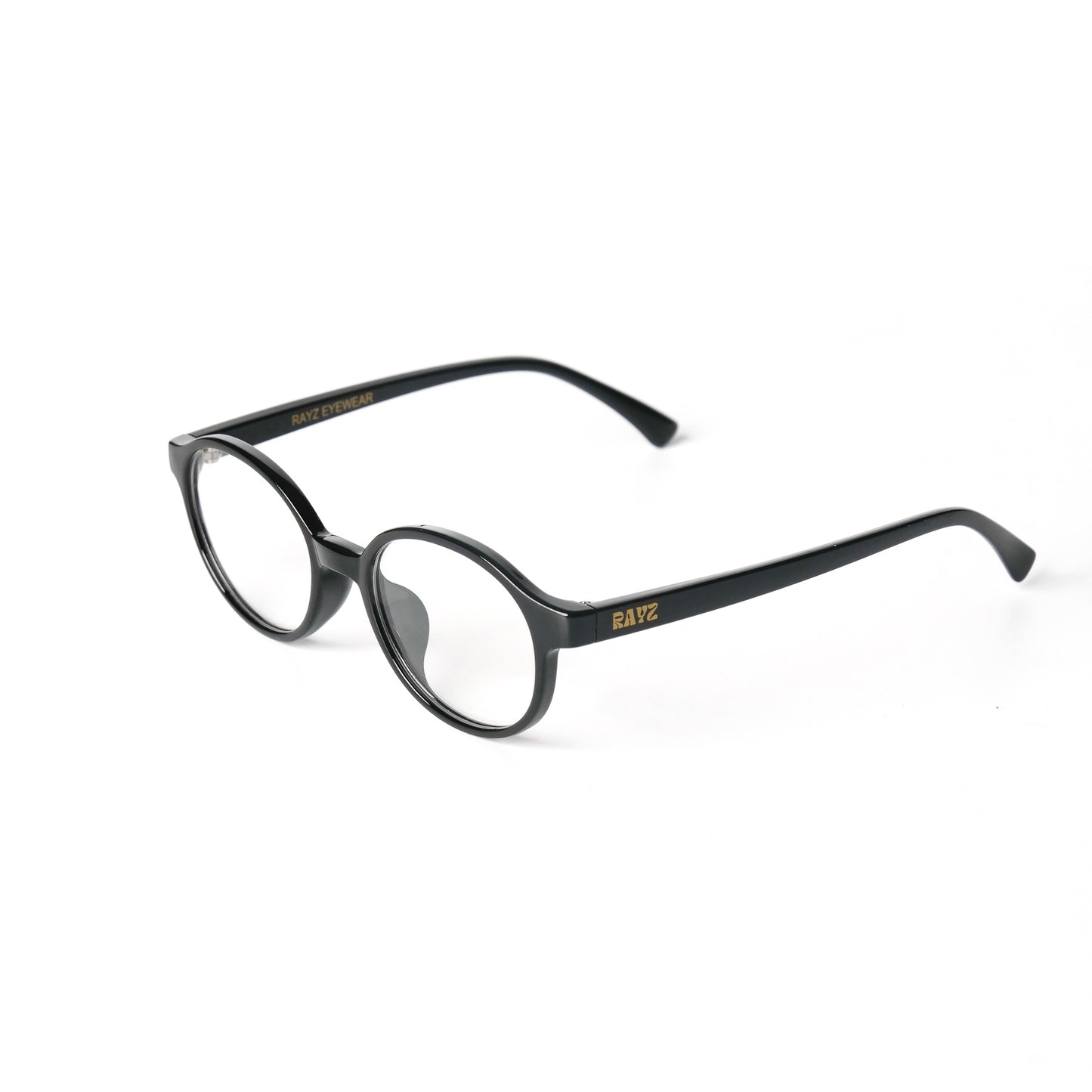 Lou noir Lunettes de vue pour enfants Photo de Côté - RAYZ Eyewear Marque de Lunettes Marocaine