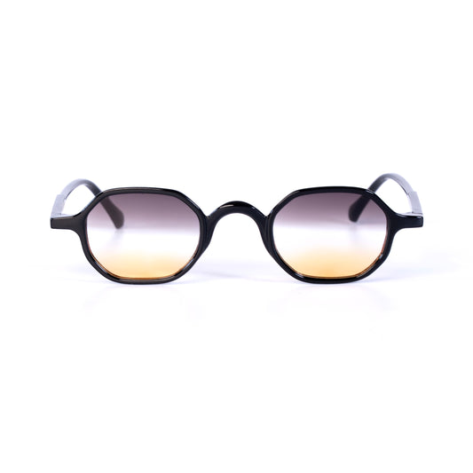 Luméa Jaune-Noir Lunettes de Soleil pour Hommes et Femmes Photo de Face - RAYZ Eyewear Marque de Lunettes Marocaine