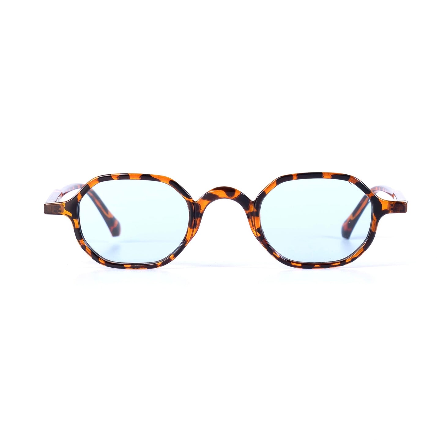 Lumea bleu-Léopard Lunettes de Soleil pour Hommes et Femmes Photo de Face - RAYZ Eyewear Marque de Lunettes Marocaine