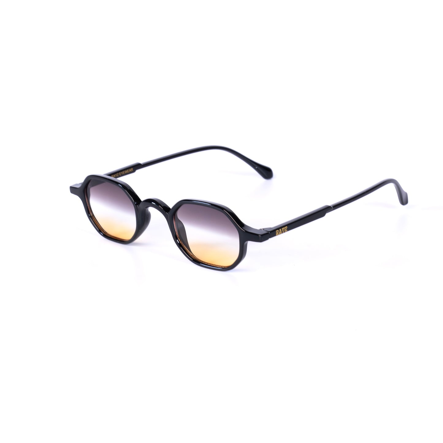 Lumea jaune-Noir Lunettes de Soleil pour Hommes et Femmes Photo de Côté - RAYZ Eyewear Marque de Lunettes Marocaine