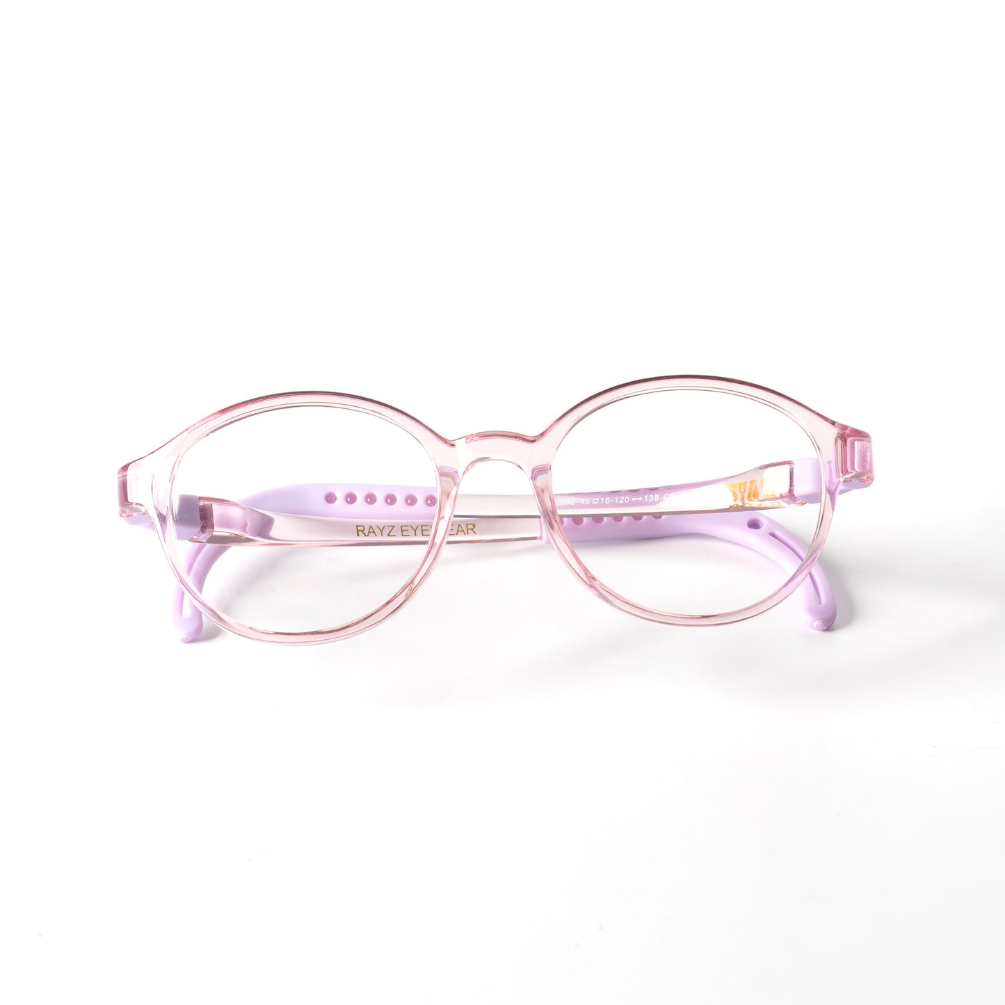 Lumi rose Lunettes de Vue pour enfants Photo de Face - RAYZ Eyewear Marque de Lunettes Marocaine