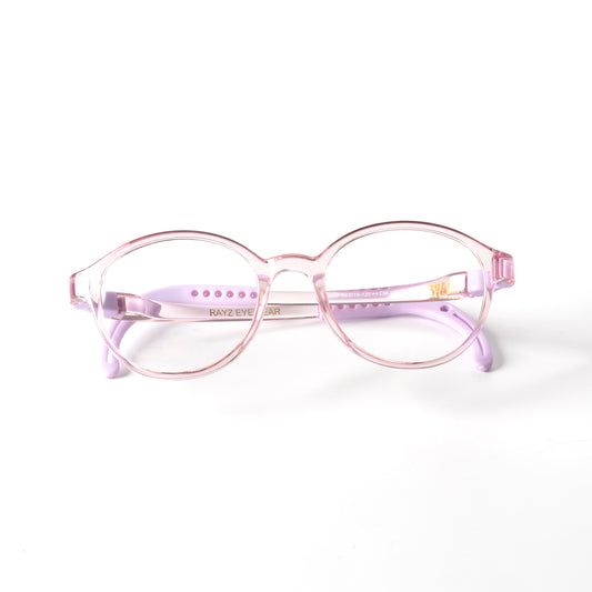Lumi rose Lunettes de Vue pour enfants Photo de Face - RAYZ Eyewear Marque de Lunettes Marocaine