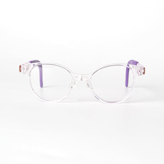 Luna mauve Lunettes de Vue pour Enfants Photo de Face - RAYZ Eyewear Marque de Lunettes Marocaine