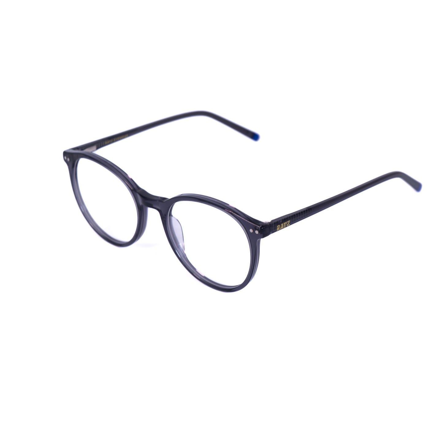 Melia gris Lunettes de vue pour Hommes et Femmes Photo de Côté - RAYZ Eyewear Marque de Lunettes Marocaine