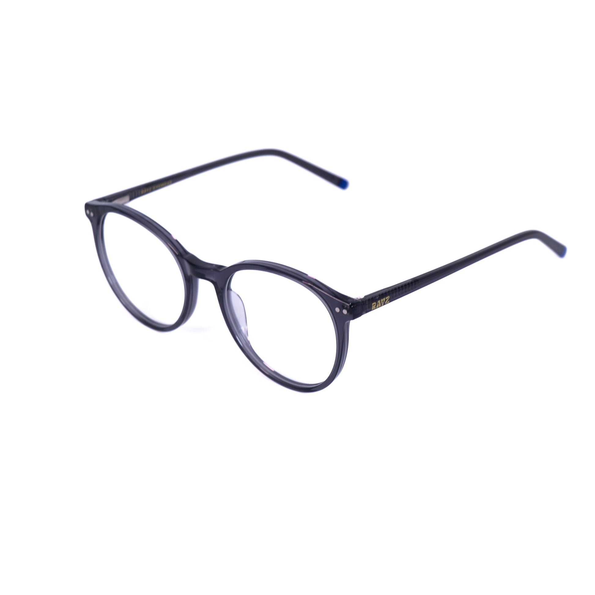 Melia gris Lunettes de vue pour Hommes et Femmes Photo de Côté - RAYZ Eyewear Marque de Lunettes Marocaine