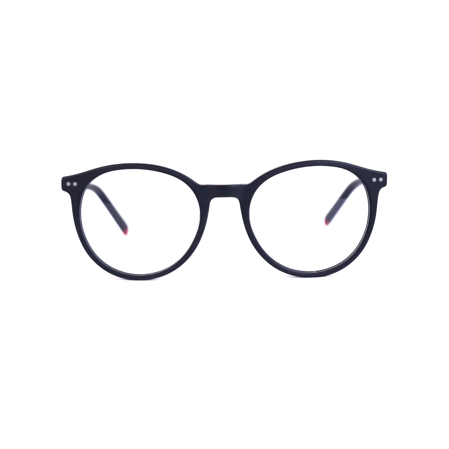 Melia noir Lunettes de Vue pour Hommes et Femmes Photo de Face - RAYZ Eyewear Marque de Lunettes Marocaine