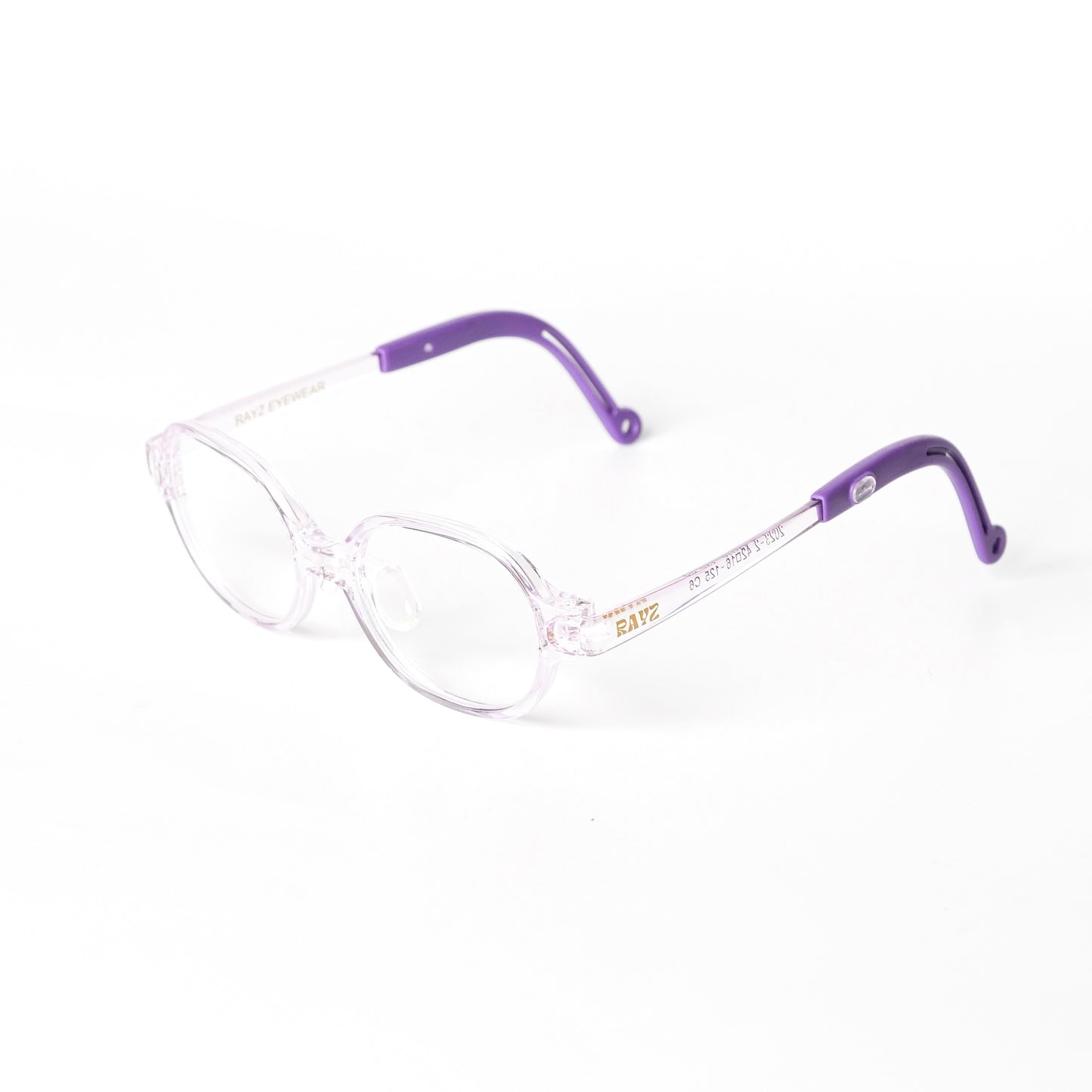 Milo Mauve Lunettes de vue pour enfants Photo de Côté - RAYZ Eyewear Marque de Lunettes Marocaine