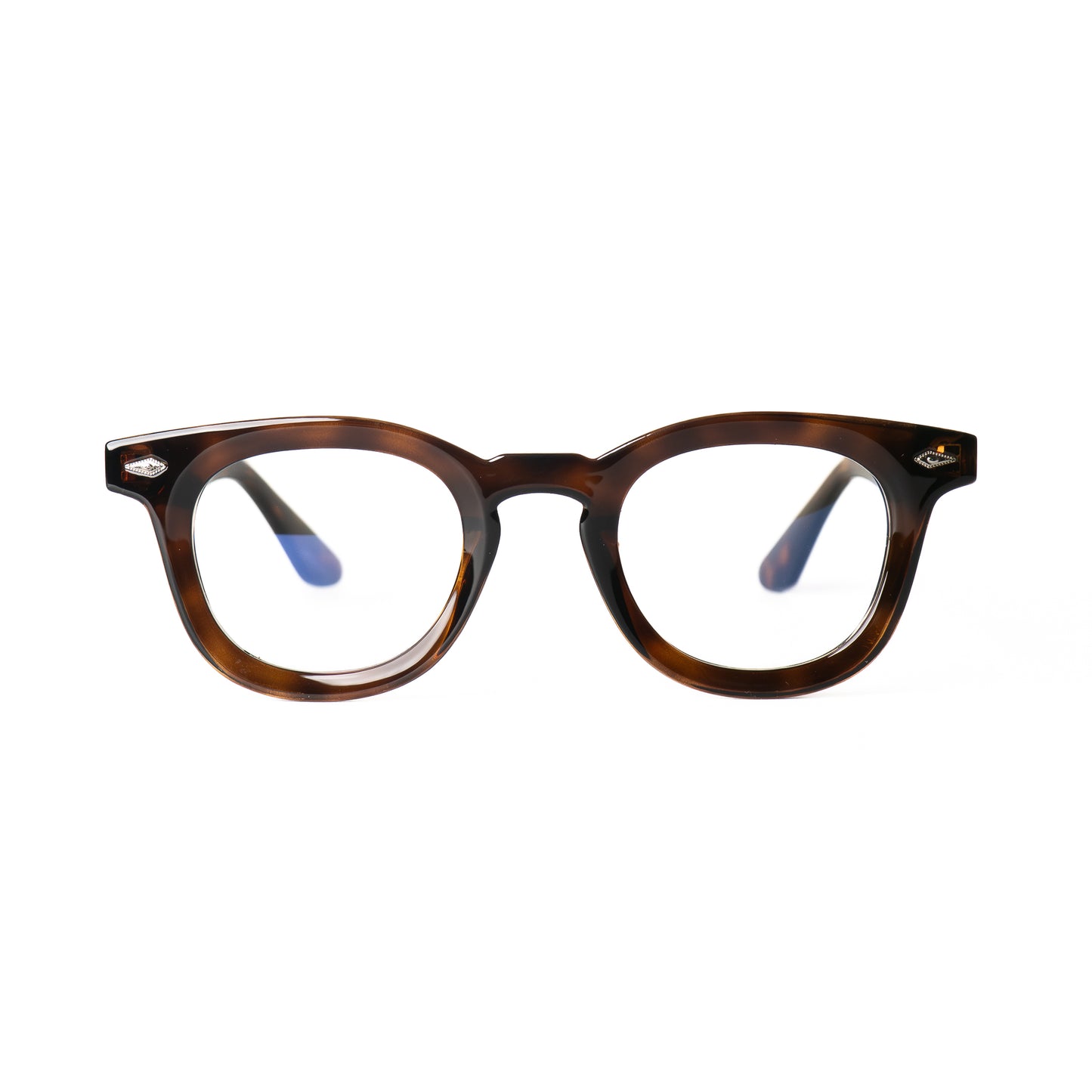 Milo leopard Lunettes de Vue pour Hommes et Femmes Photo de Face - RAYZ Eyewear Marque de Lunettes Marocaine