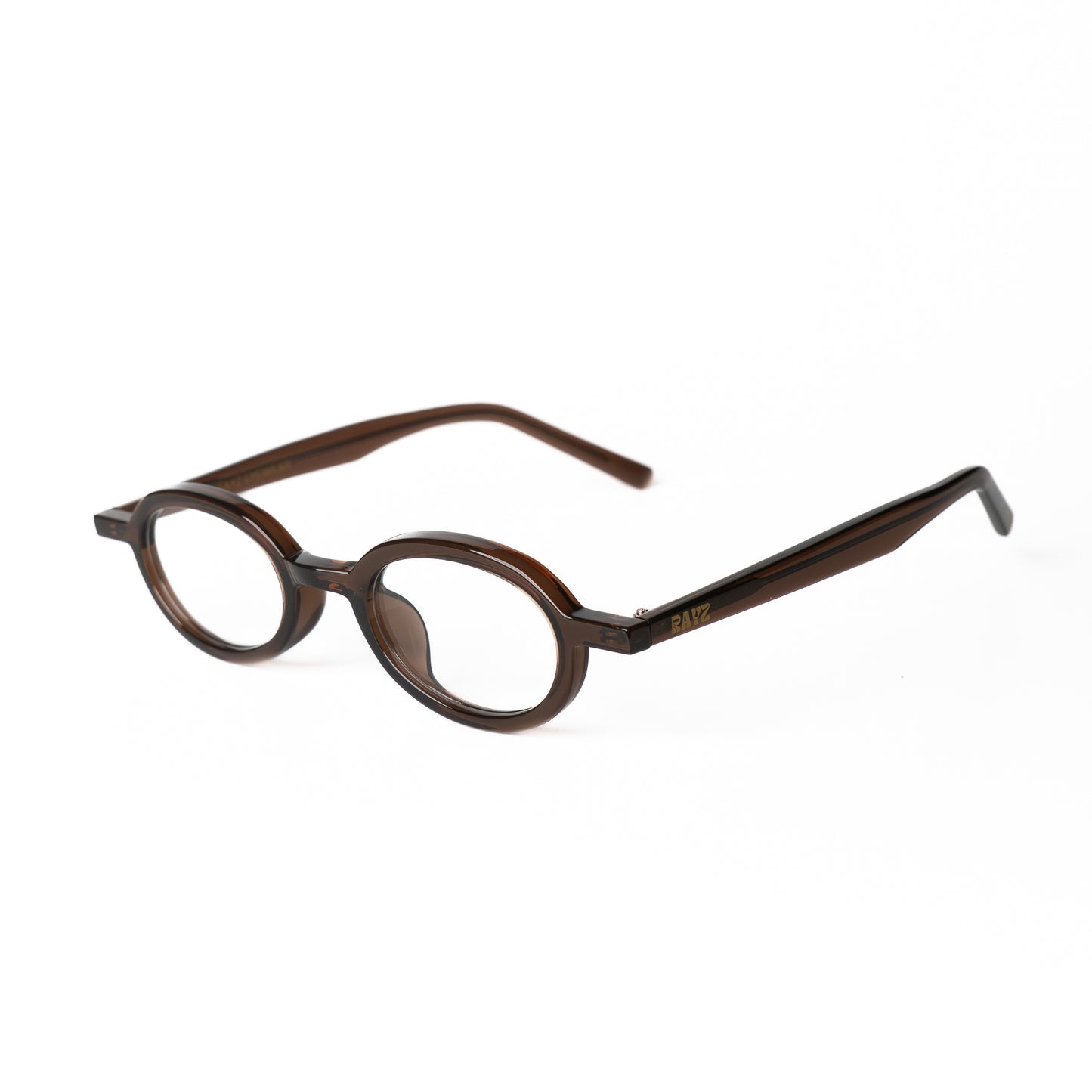 Mirage marron Lunettes de vue pour Hommes et Femmes Photo de Côté - RAYZ Eyewear Marque de Lunettes Marocaine