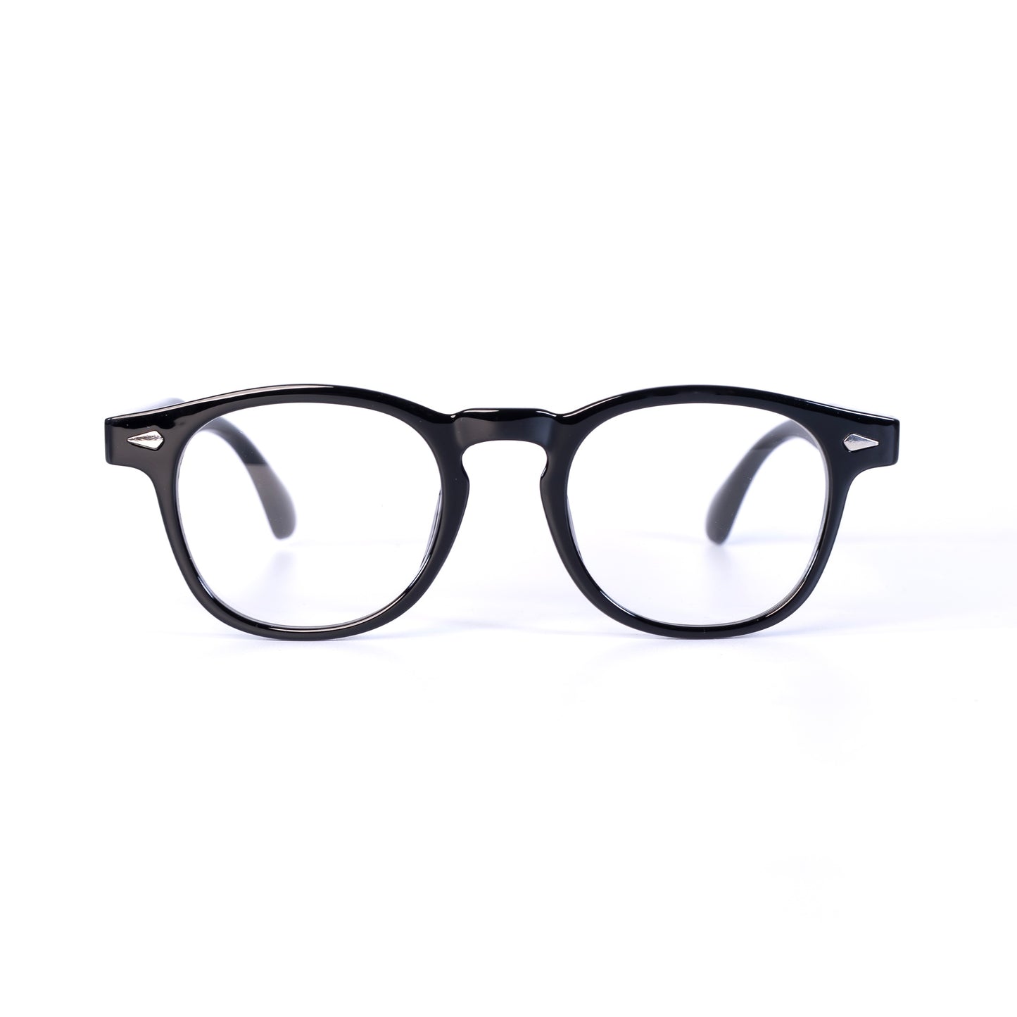 Nimbie Noir Lunettes de Vue pour Hommes et Femmes Photo de Face - RAYZ Eyewear Marque de Lunettes Marocaine