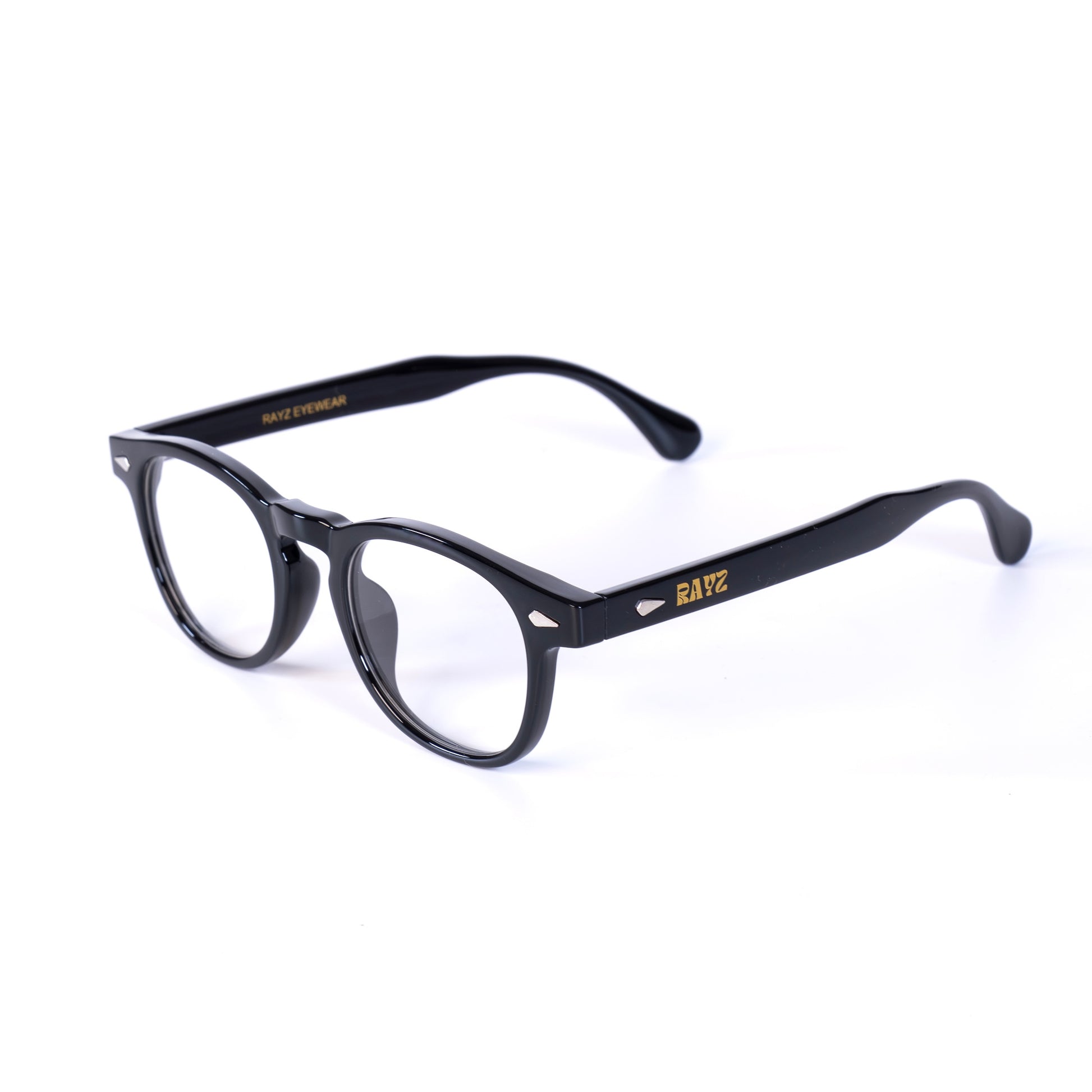 Nimbie Noir Lunettes de vue pour Hommes et Femmes Photo de Côté - RAYZ Eyewear Marque de Lunettes Marocaine