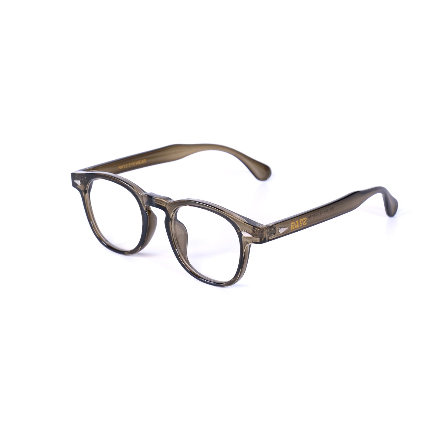 Nimbie gris Lunettes de vue pour Hommes et Femmes Photo de Côté - RAYZ Eyewear Marque de Lunettes Marocaine