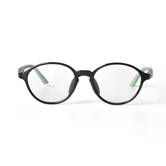 Nino Vert-noir Lunettes de Vue pour enfants Photo de Face - RAYZ Eyewear Marque de Lunettes Marocaine