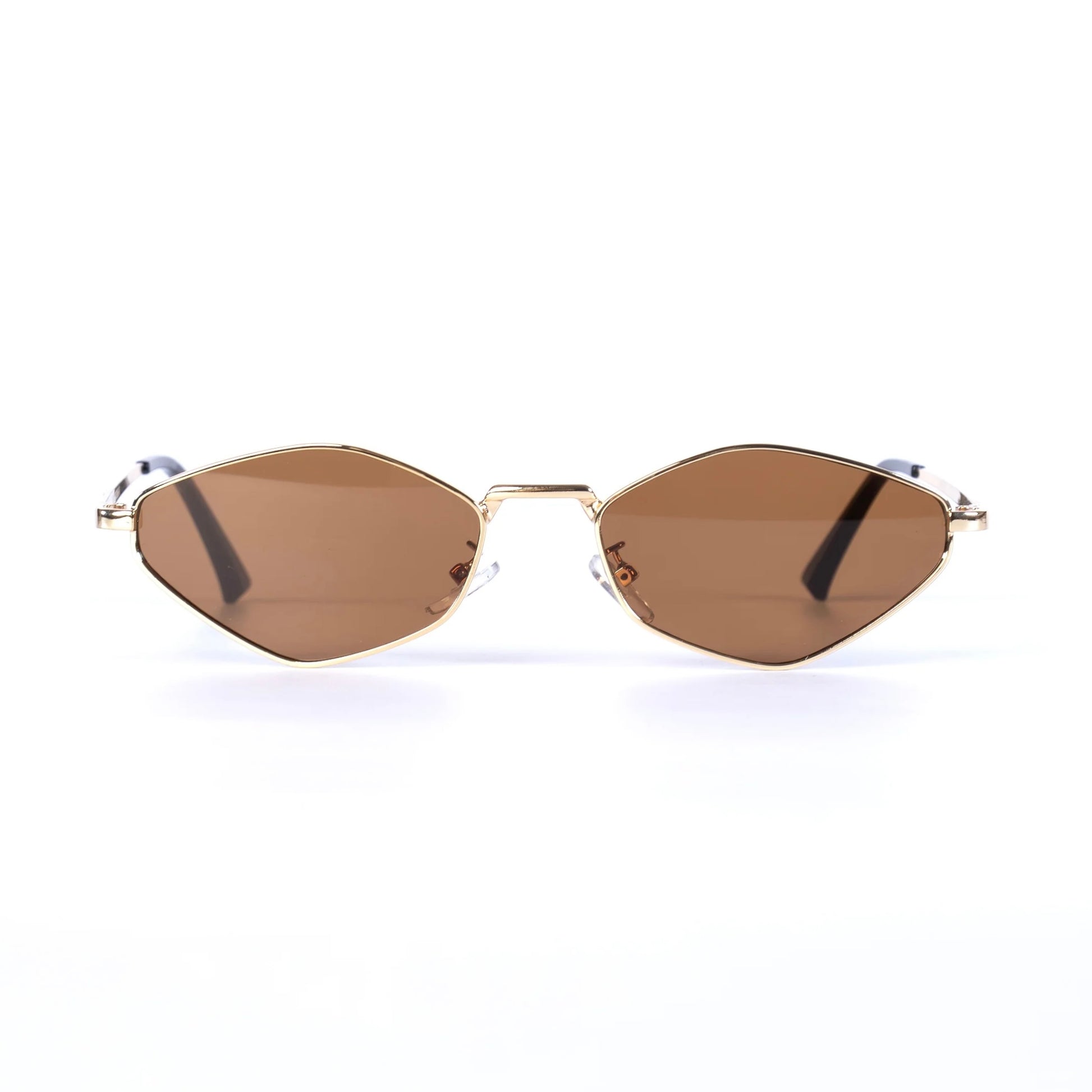 Nyssa marron Lunettes de Solaires pour Hommes et Femmes Photo de Face - RAYZ Eyewear Marque de Lunettes Marocaine