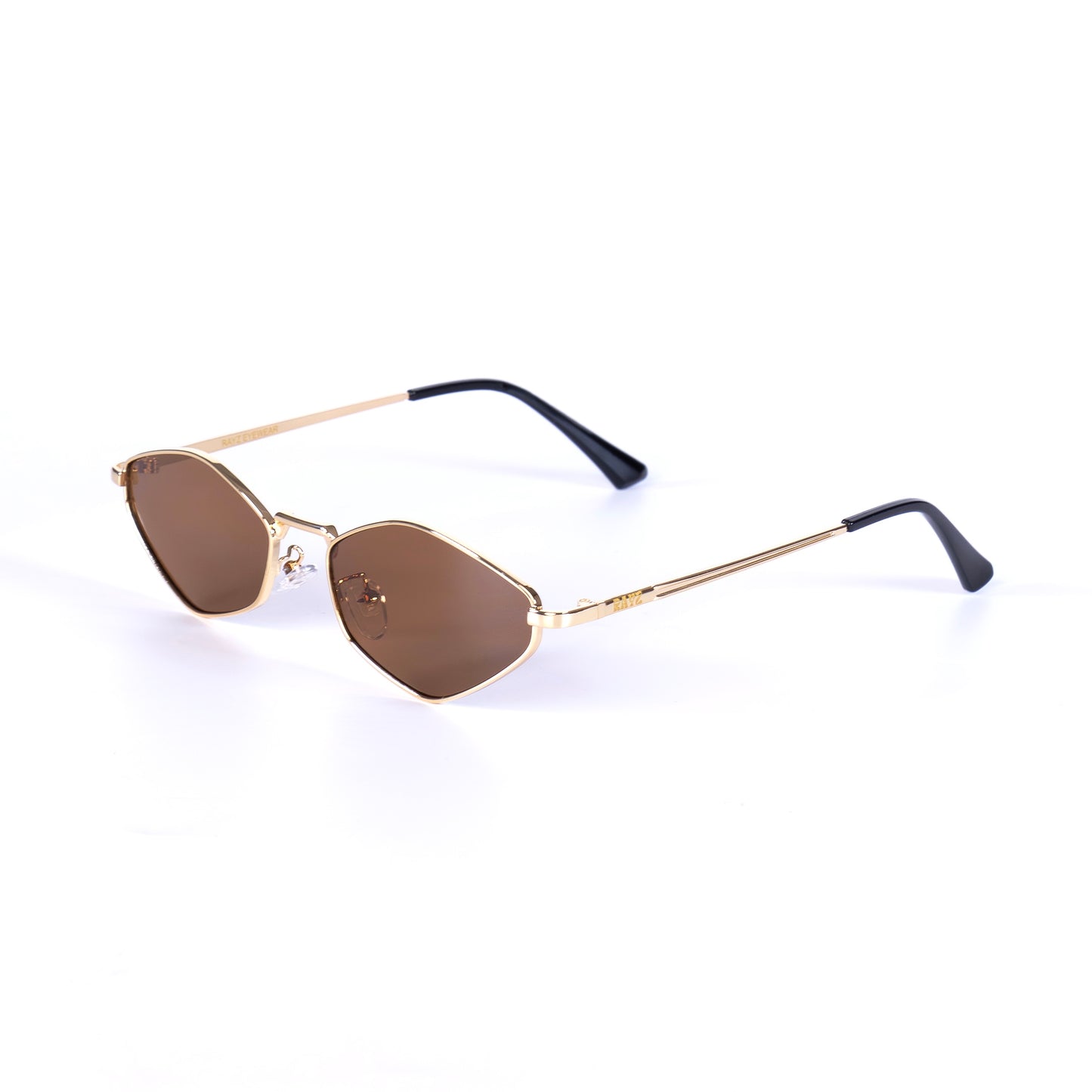 Nyssa marron Lunettes de Solaires pour Hommes et Femmes Photo de Côté - RAYZ Eyewear Marque de Lunettes Marocaine