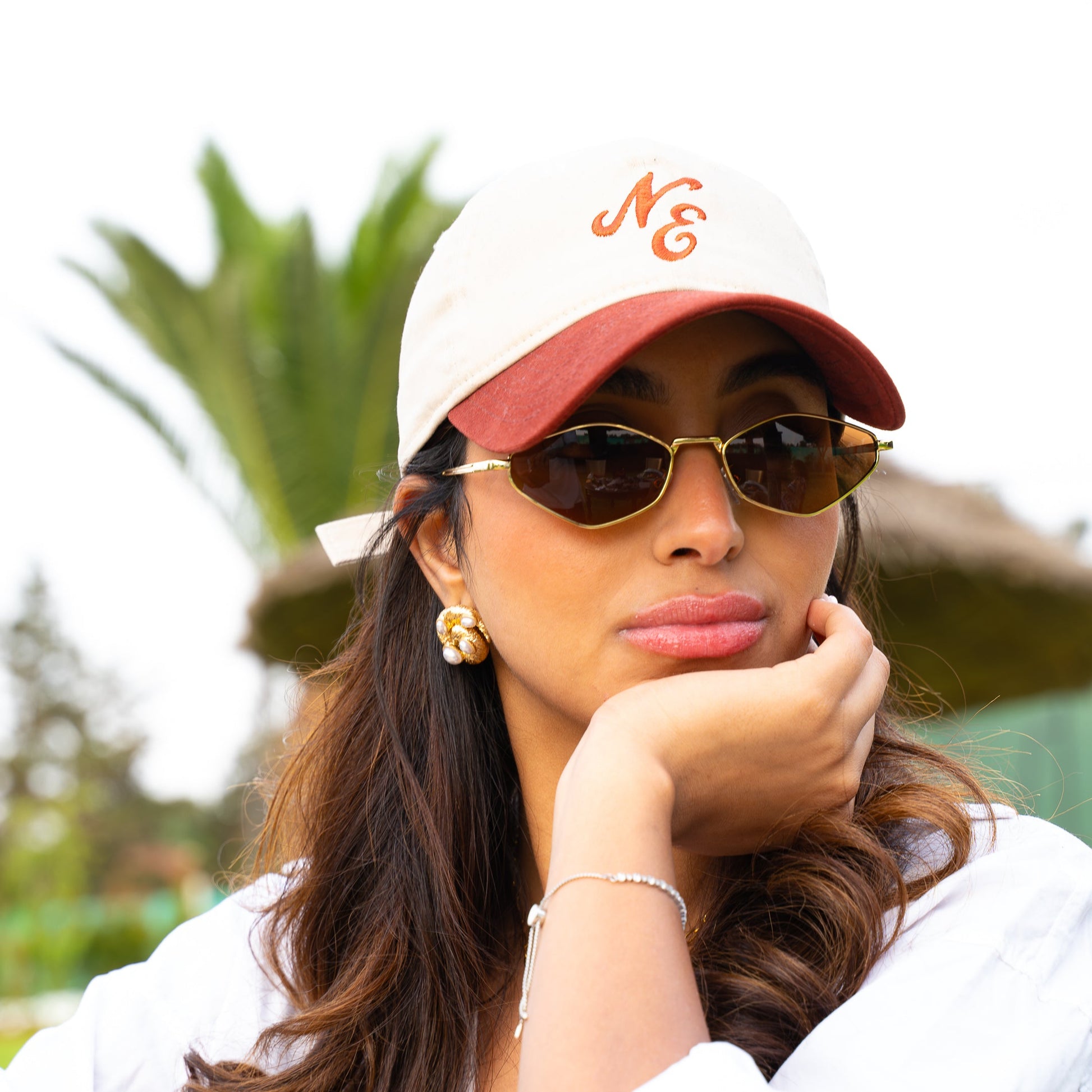 Nyssa marron Lunettes de Solaires pour Hommes et Femmes Photo de Porté - RAYZ Eyewear Marque de Lunettes Marocaine