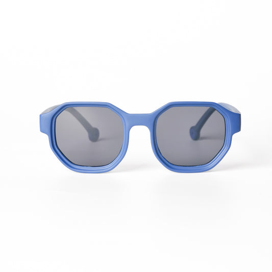 Ona Bleu-Foncé Lunettes de Soleil pour enfants Photo de Face - RAYZ Eyewear Marque de Lunettes Marocaine