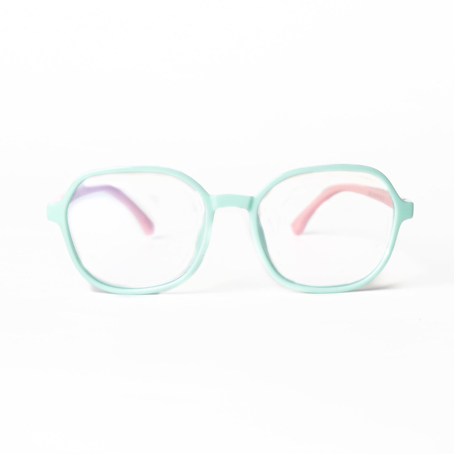 Pixie Vert-Rose Lunettes de Vue pour enfants Photo de Face - RAYZ Eyewear Marque de Lunettes Marocaine