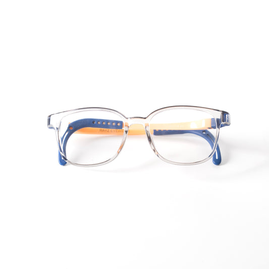 Poppy Bleu-Orange Lunettes de Vue pour enfants Photo de Face - RAYZ Eyewear Marque de Lunettes Marocaine