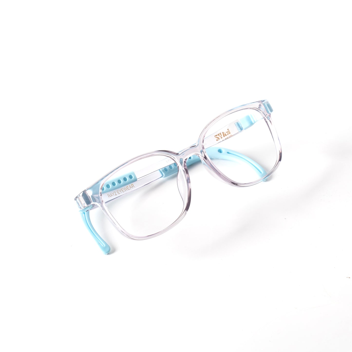 Poppy bleu Lunettes de vue pour enfants Photo de Côté - RAYZ Eyewear Marque de Lunettes Marocaine