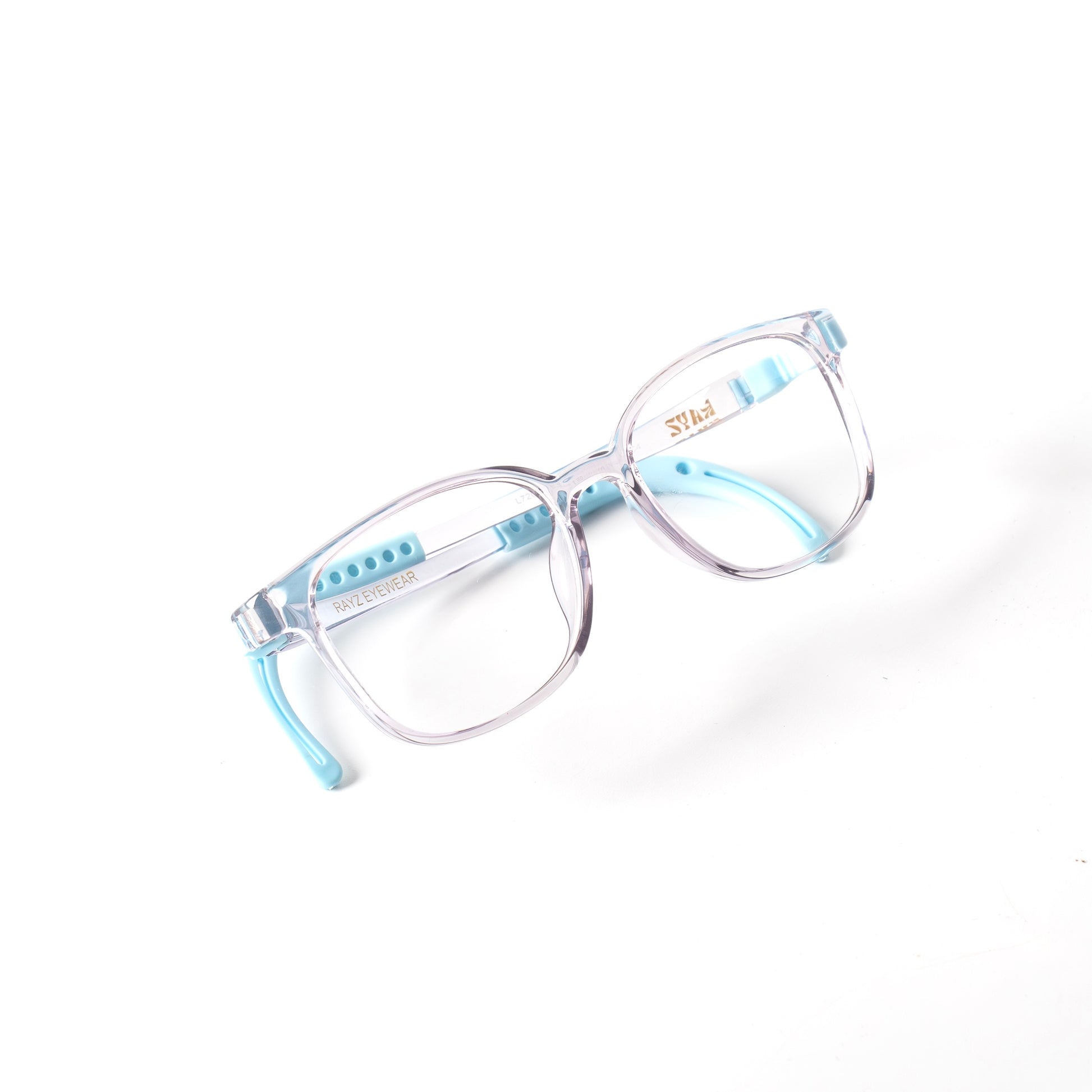 Poppy bleu Lunettes de vue pour enfants Photo de Côté - RAYZ Eyewear Marque de Lunettes Marocaine