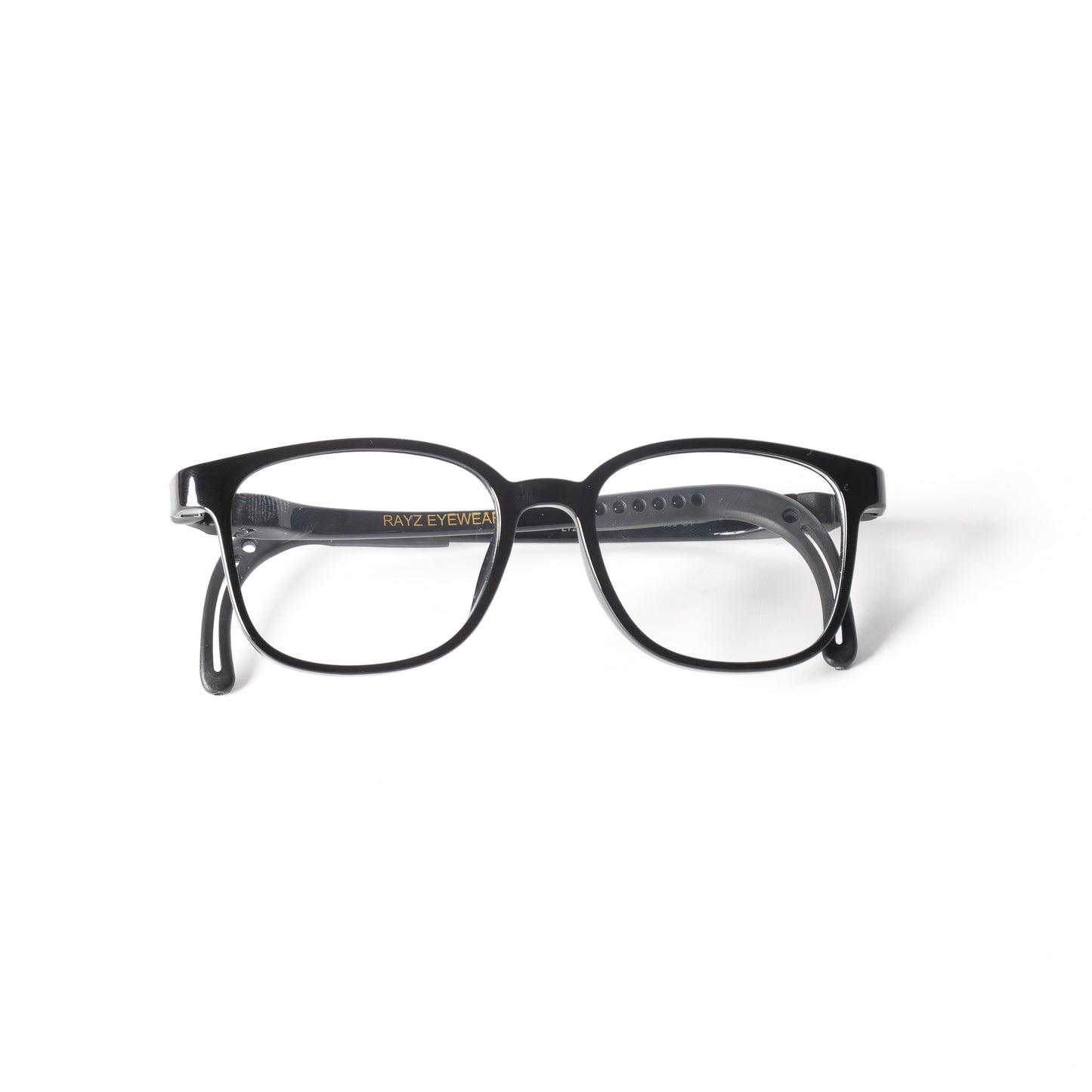 Poppy noir Lunettes de Vue pour enfants Photo de Face - RAYZ Eyewear Marque de Lunettes Marocaine