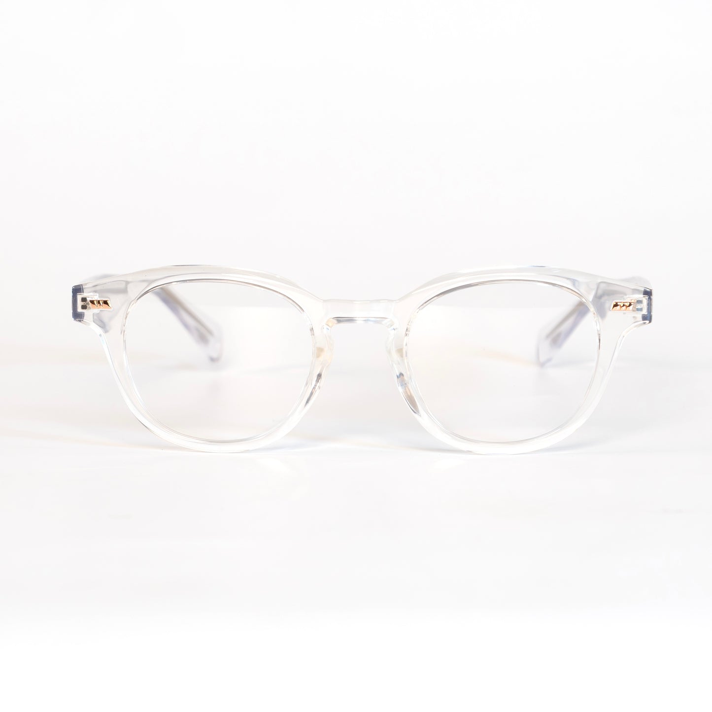 REIGN Transparent Lunettes de Vue pour Hommes et Femmes Photo de Face - RAYZ Eyewear Marque de Lunettes Marocaine
