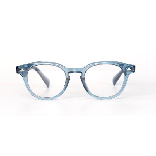 REIGN bleu Lunettes de Vue pour Hommes et Femmes Photo de Face - RAYZ Eyewear Marque de Lunettes Marocaine