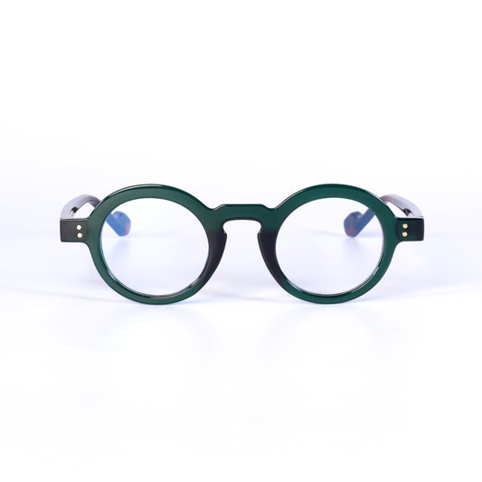Ramatuelle vert-Léopard Lunettes de Vue pour Hommes et Femmes Photo de Face - RAYZ Eyewear Marque de Lunettes Marocaine