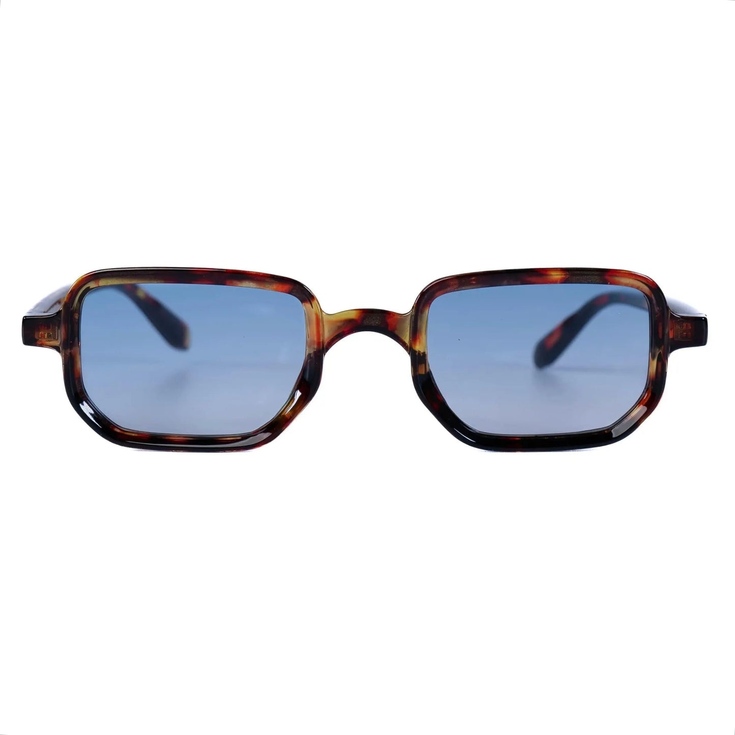 Rhymes bleu Lunettes de Solaires pour Hommes et Femmes Photo de Face - RAYZ Eyewear Marque de Lunettes Marocaine