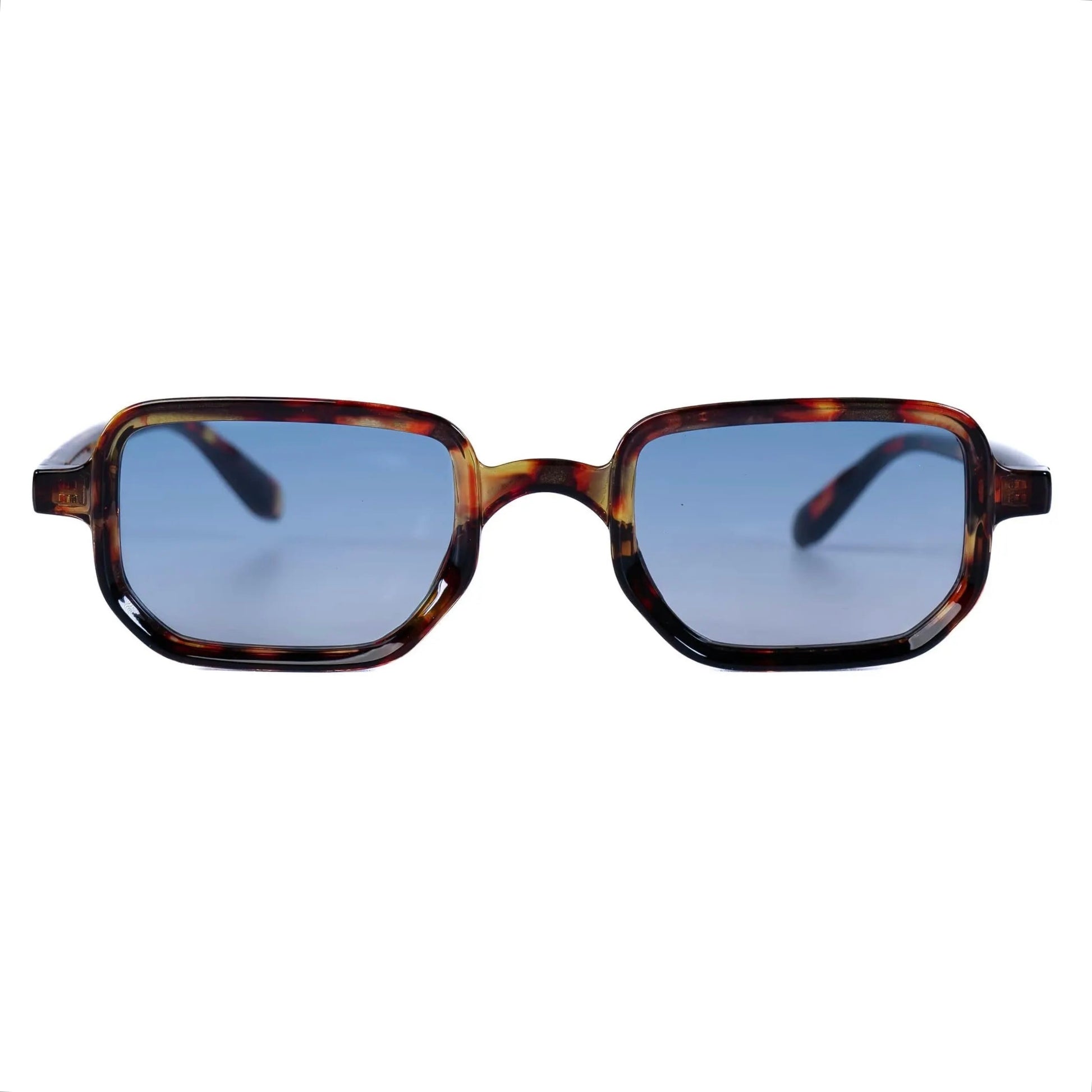 Rhymes bleu Lunettes de Solaires pour Hommes et Femmes Photo de Face - RAYZ Eyewear Marque de Lunettes Marocaine