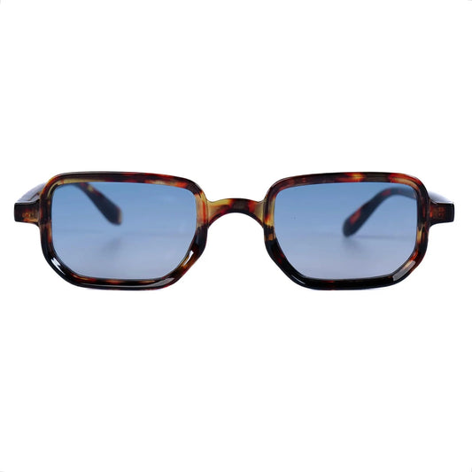 Rhymes bleu Lunettes de Solaires pour Hommes et Femmes Photo de Face - RAYZ Eyewear Marque de Lunettes Marocaine