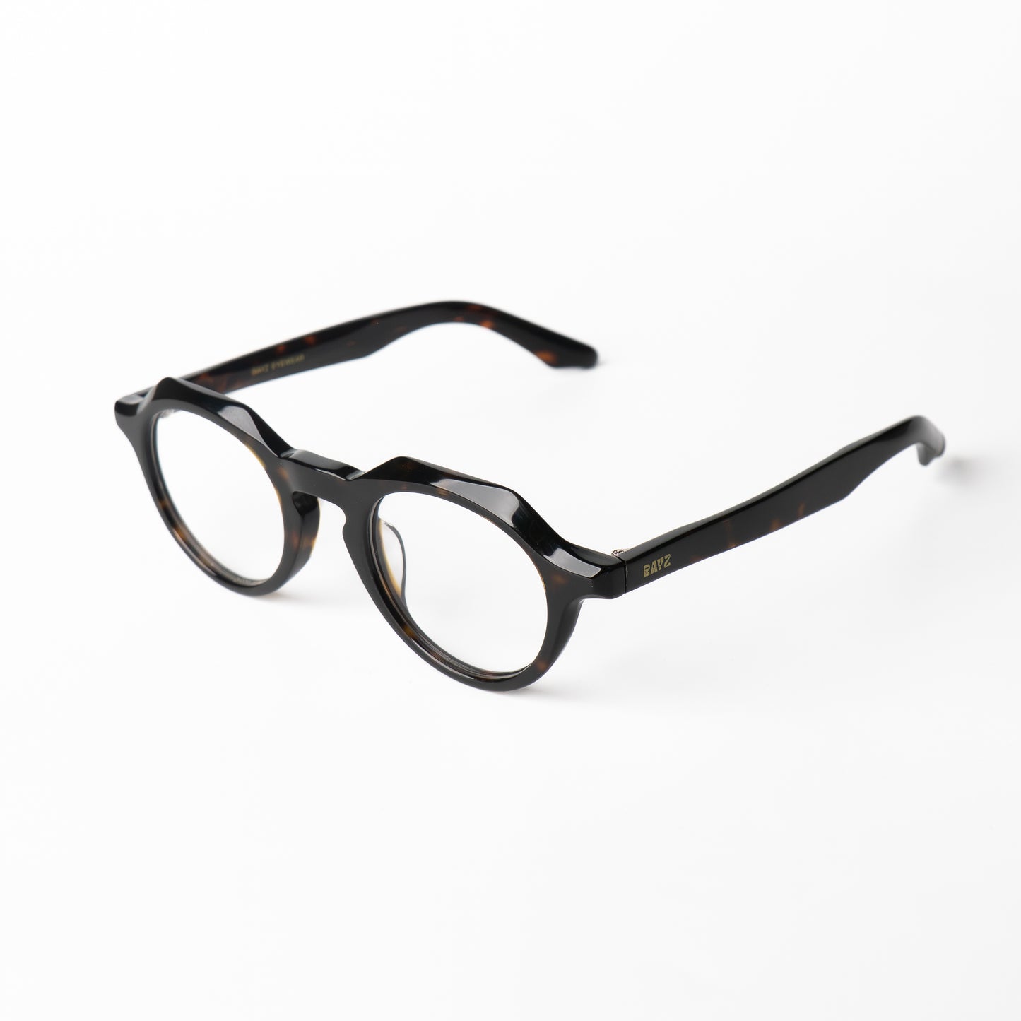 Rider léopard Lunettes de vue pour Hommes et Femmes Photo de Côté - RAYZ Eyewear Marque de Lunettes Marocaine