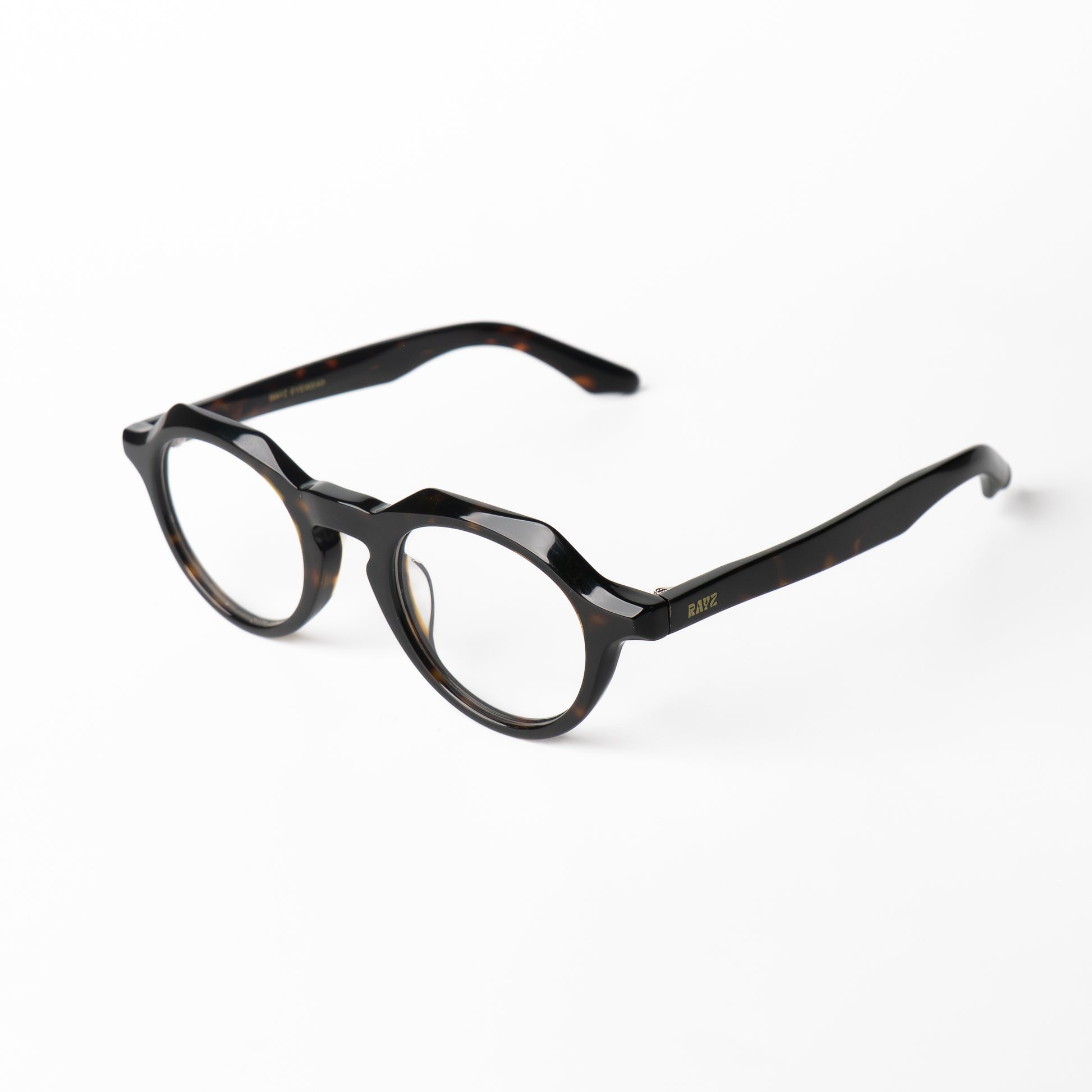 Rider léopard Lunettes de vue pour Hommes et Femmes Photo de Côté - RAYZ Eyewear Marque de Lunettes Marocaine