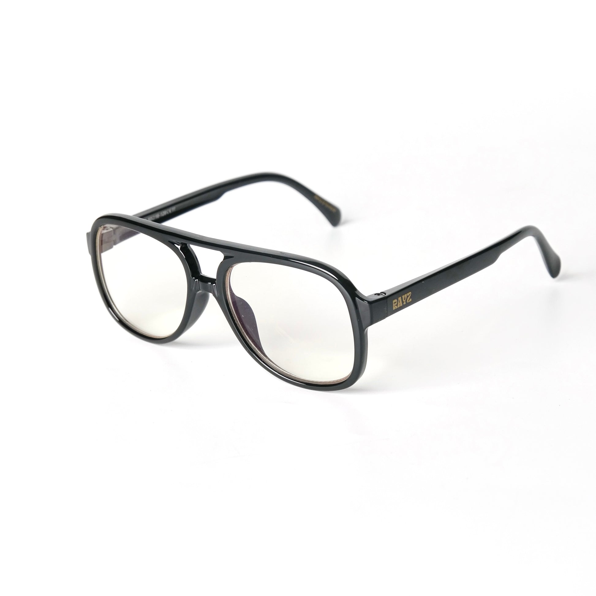 Rio noir Lunettes de vue pour enfants Photo de Côté - RAYZ Eyewear Marque de Lunettes Marocaine