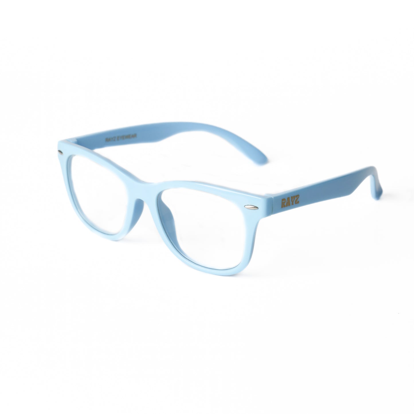 Romy bleu Lunettes de vue pour enfants Photo de Côté - RAYZ Eyewear Marque de Lunettes Marocaine