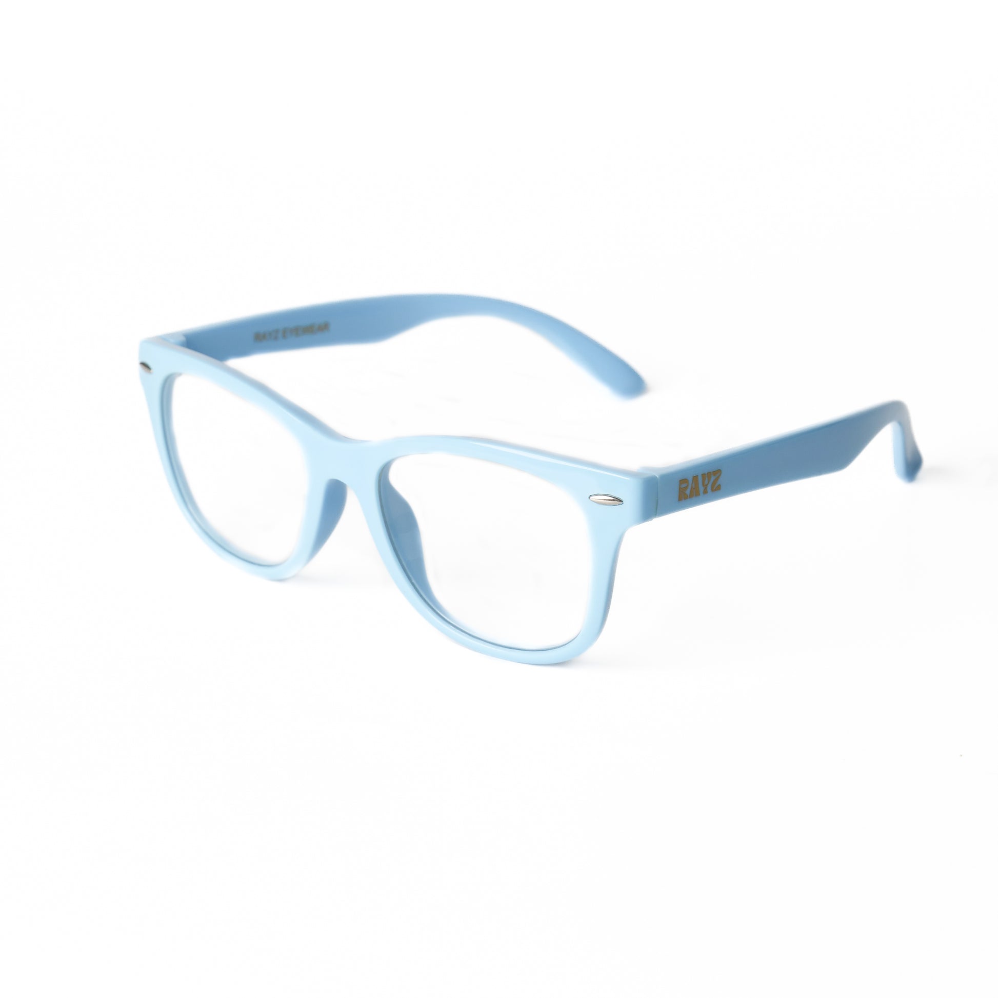 Romy bleu Lunettes de vue pour enfants Photo de Côté - RAYZ Eyewear Marque de Lunettes Marocaine