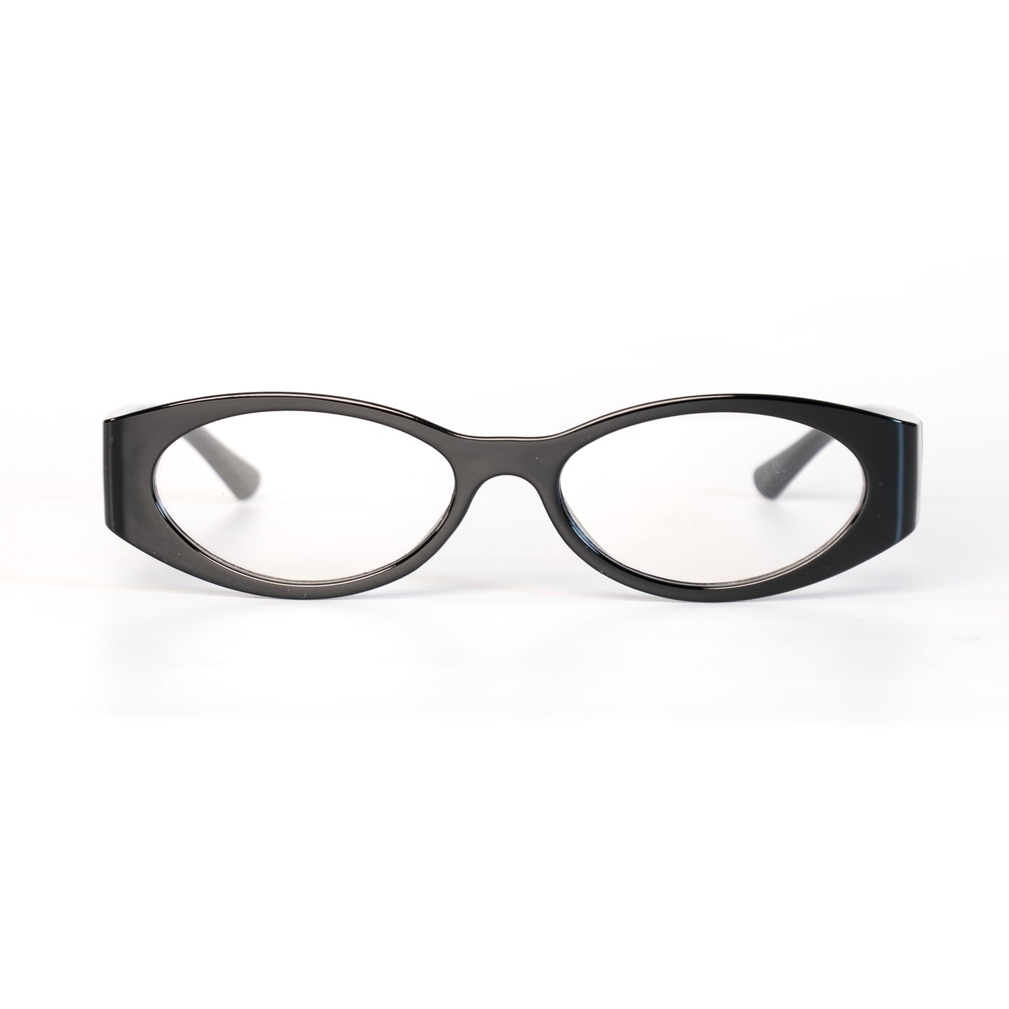 Rubiy Noir Lunettes de Vue pour Hommes et Femmes Photo de Face - RAYZ Eyewear Marque de Lunettes Marocaine