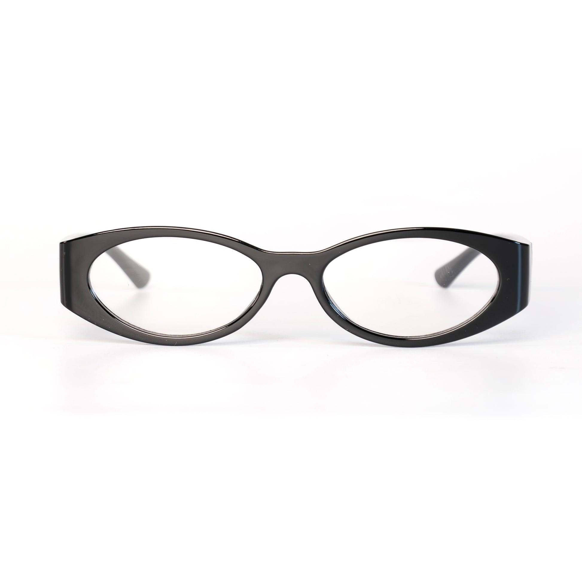 Rubiy Noir Lunettes de Vue pour Hommes et Femmes Photo de Face - RAYZ Eyewear Marque de Lunettes Marocaine