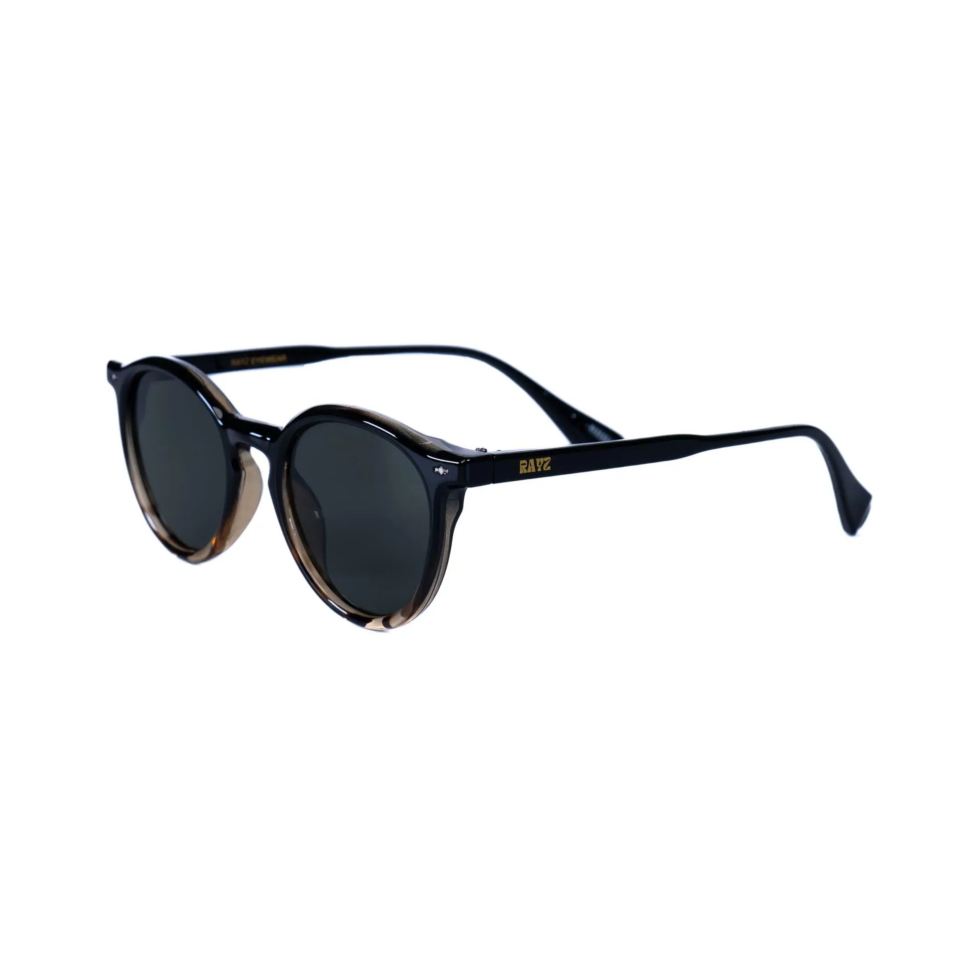SO HO 2.0 noir-Leopard Lunettes de Solaires pour Hommes et Femmes Photo de Côté - RAYZ Eyewear Marque de Lunettes Marocaine