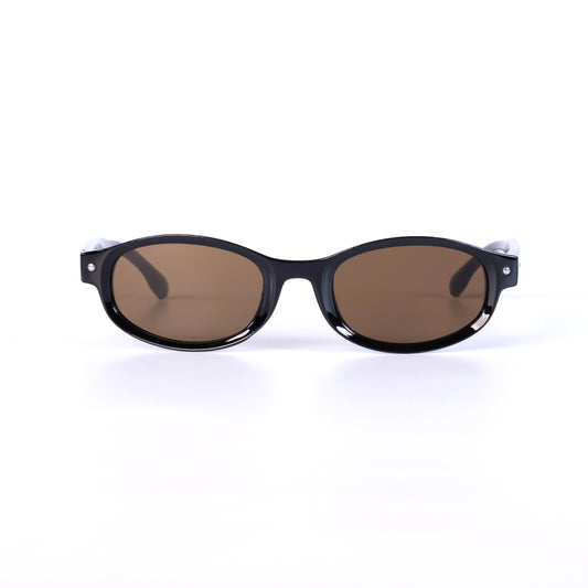 Séréna noir-Marron Lunettes de Solaires pour Hommes et Femmes Photo de Face - RAYZ Eyewear Marque de Lunettes Marocaine