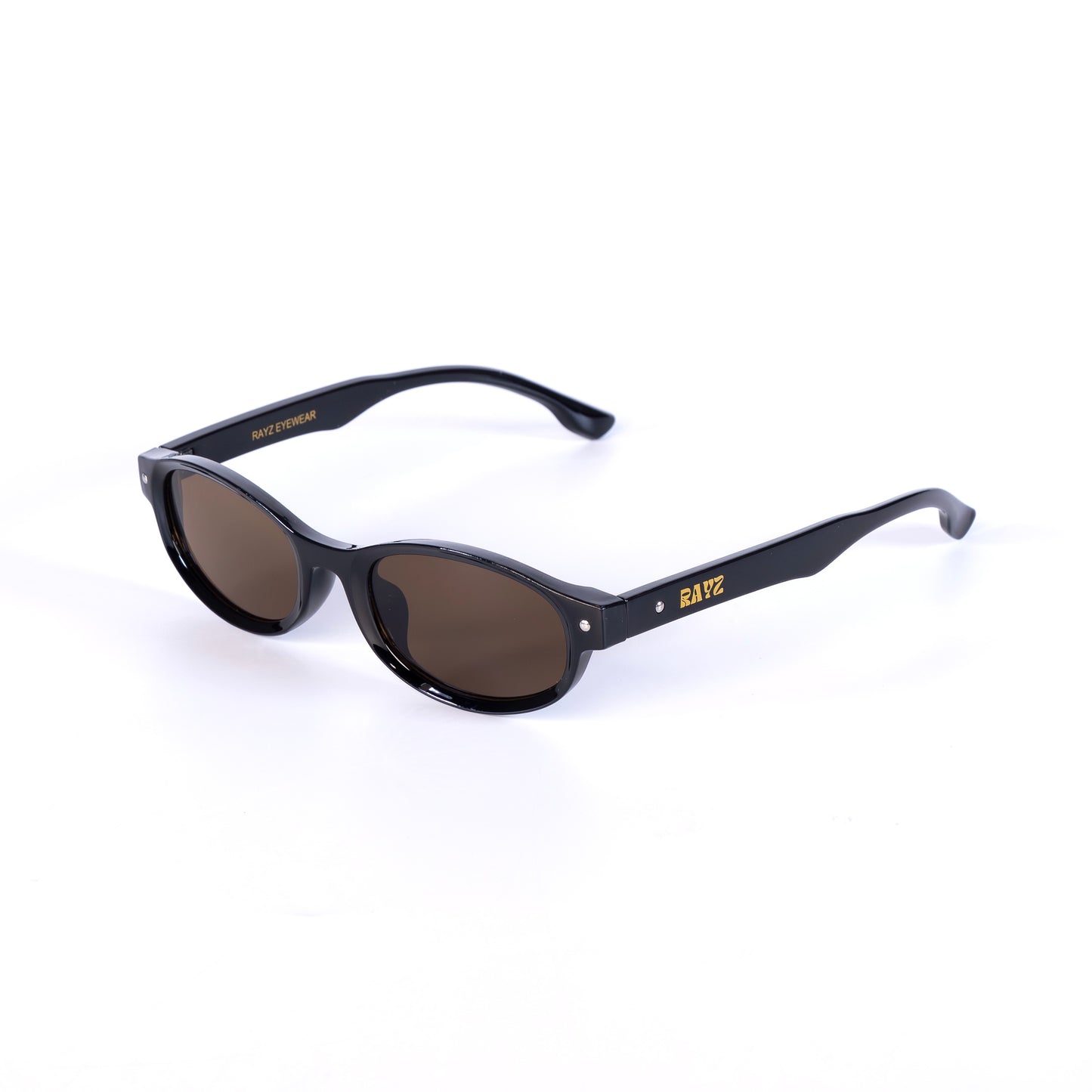Séréna  noir-Marron Lunettes de Solaires pour Hommes et Femmes Photo de Côté - RAYZ Eyewear Marque de Lunettes Marocaine