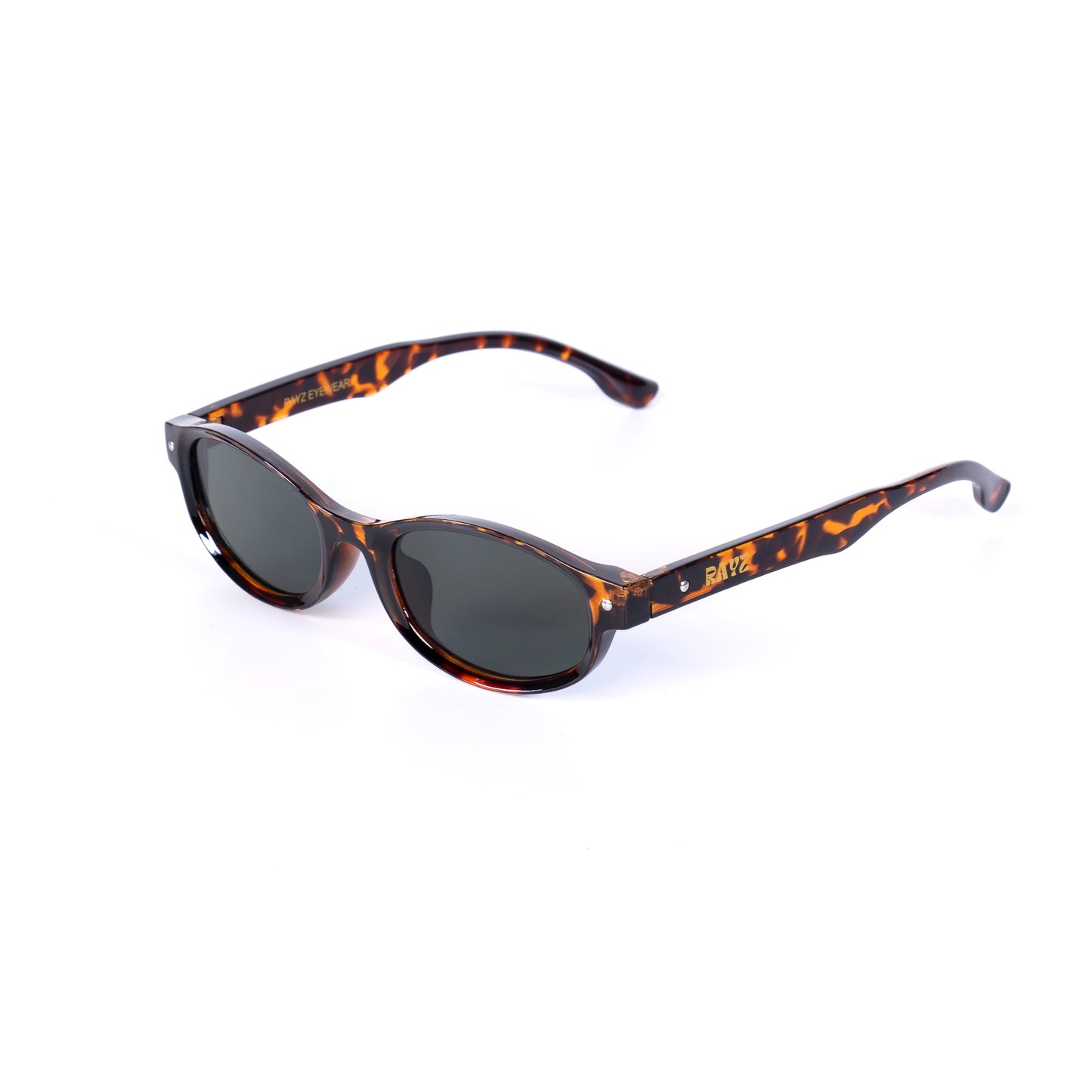 Séréna vert-Léopard Lunettes de Solaires pour Hommes et Femmes Photo de Côté - RAYZ Eyewear Marque de Lunettes Marocaine