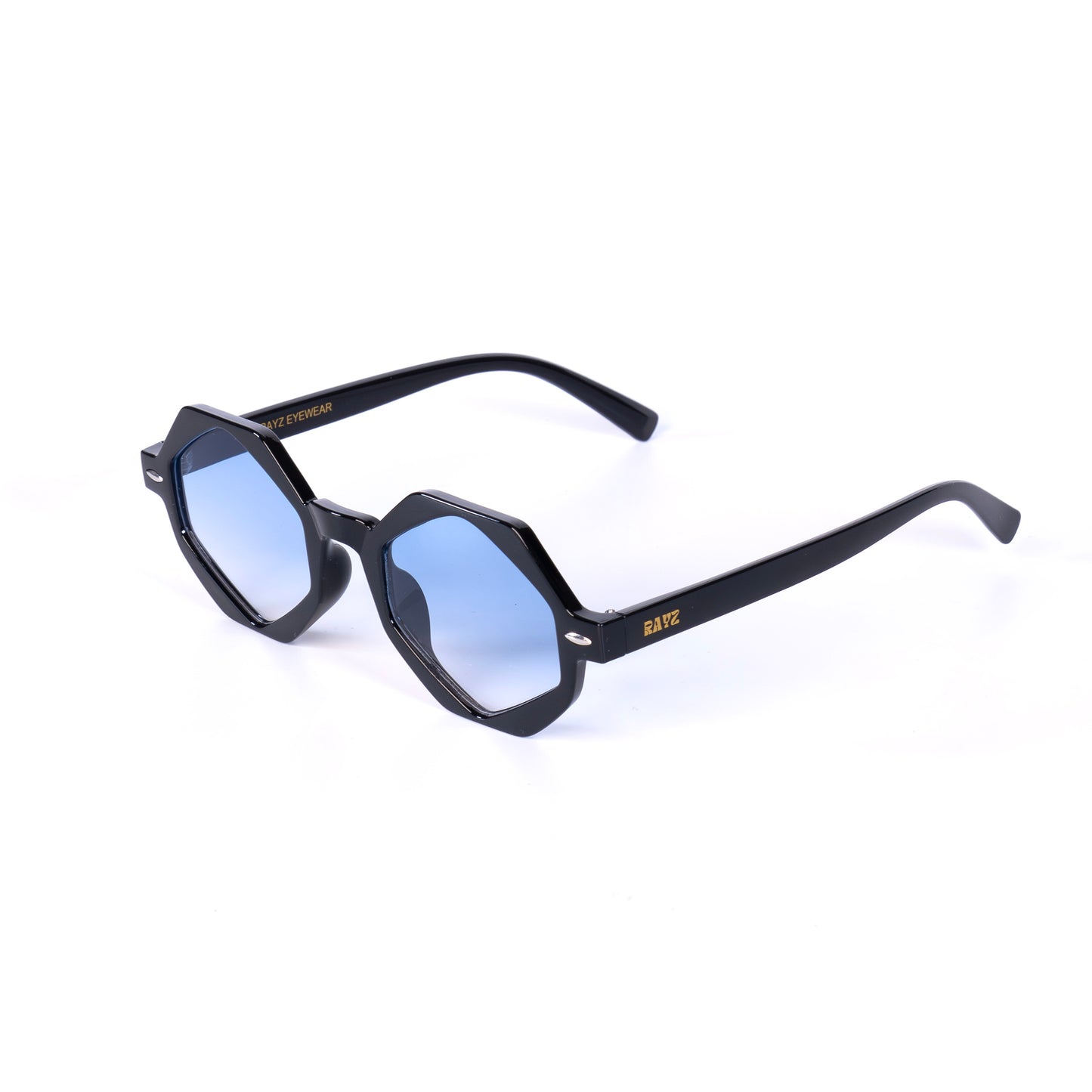 Torka bleu-noir Lunettes de Soleil pour Hommes et Femmes Photo de Côté - RAYZ Eyewear Marque de Lunettes Marocaine
