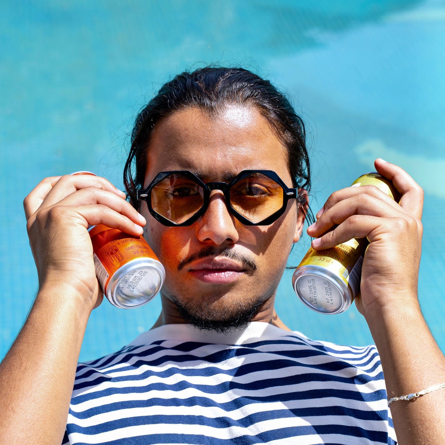 Torka orange Lunettes de Soleil pour Hommes et Femmes Photo de Porté - RAYZ Eyewear Marque de Lunettes Marocaine