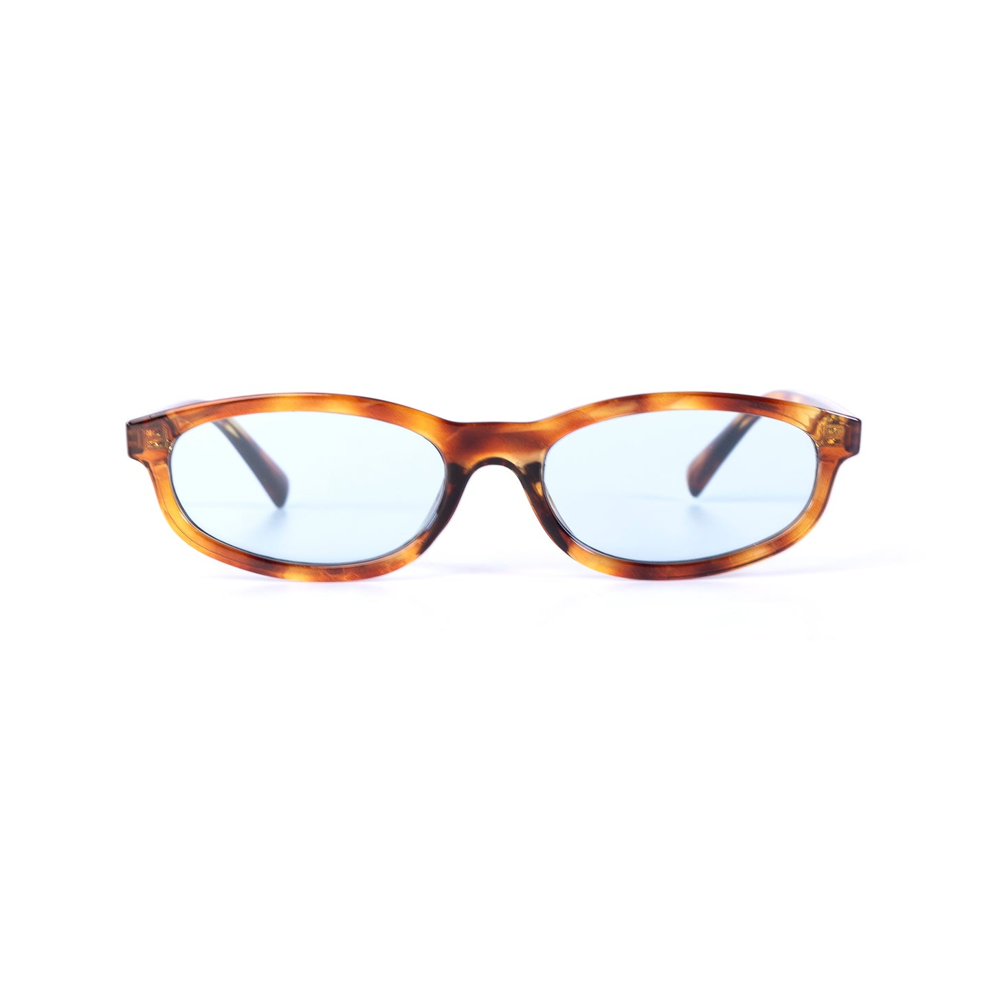 Tropézia bleu-Léopard Lunettes de Soleil pour Hommes et Femmes Photo de Face - RAYZ Eyewear Marque de Lunettes Marocaine