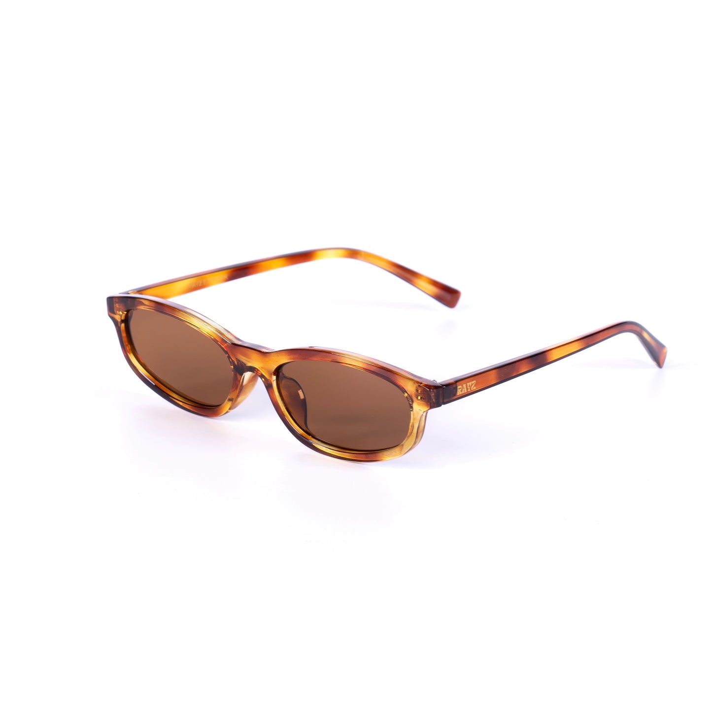 Tropézia marron-Leopard Lunettes de Soleil pour Hommes et Femmes Photo de Côté - RAYZ Eyewear Marque de Lunettes Marocaine