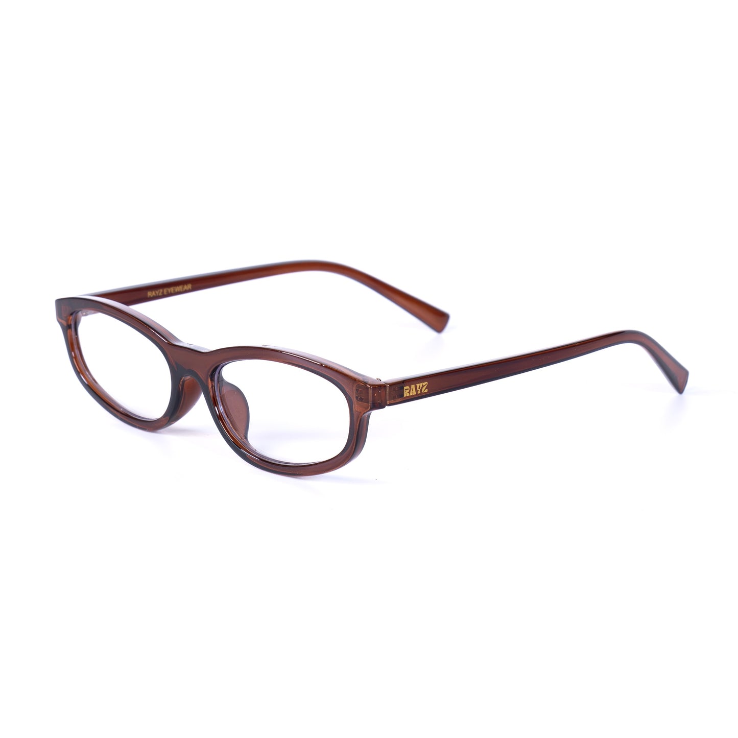 Tropézia marron Lunettes de vue pour Hommes et Femmes Photo de Côté - RAYZ Eyewear Marque de Lunettes Marocaine