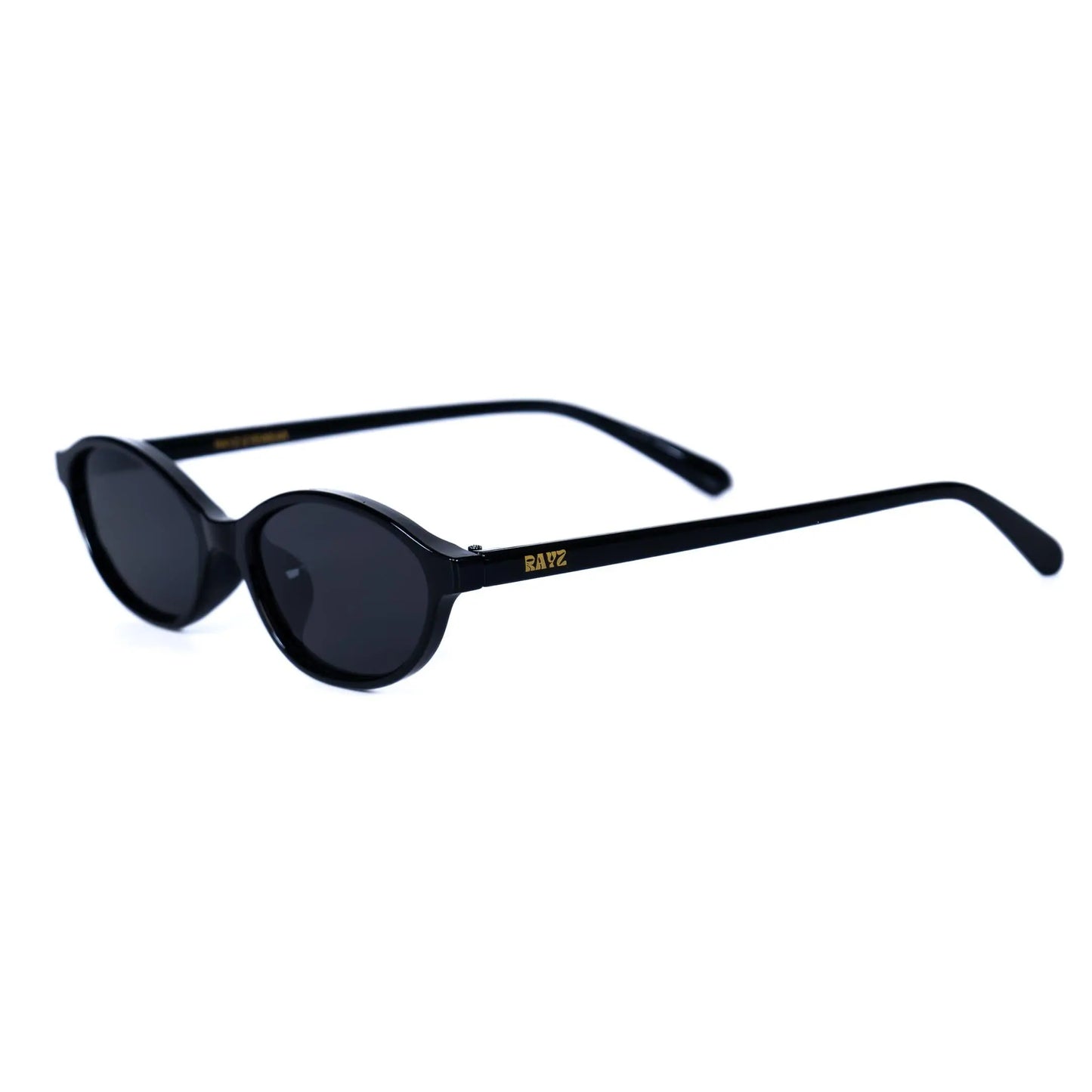 Uptown noir Lunettes de Solaires pour Hommes et Femmes Photo de Côté - RAYZ Eyewear Marque de Lunettes Marocaine